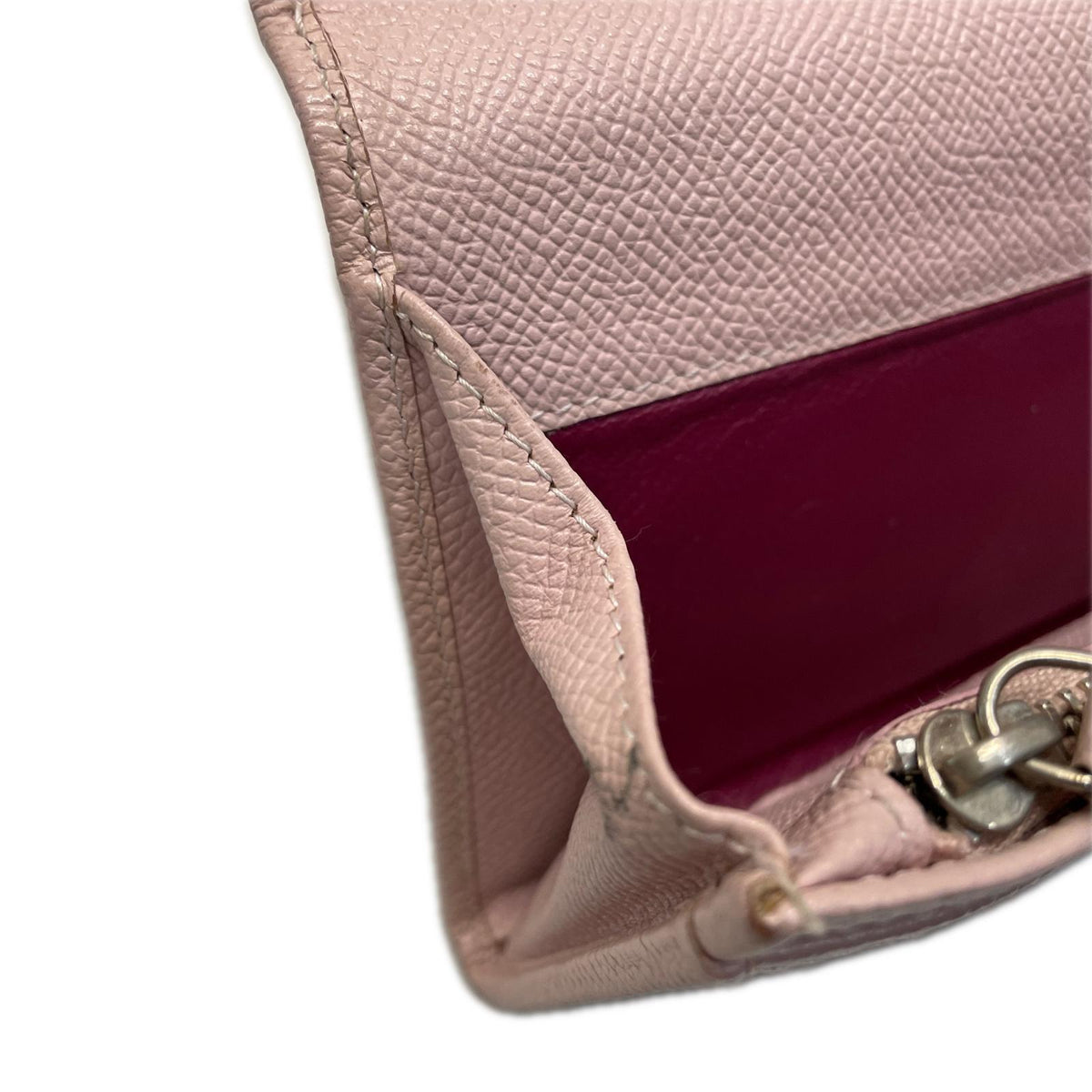 BVLGARI ブルガリブルガリ レザーロングウォレット ピンク