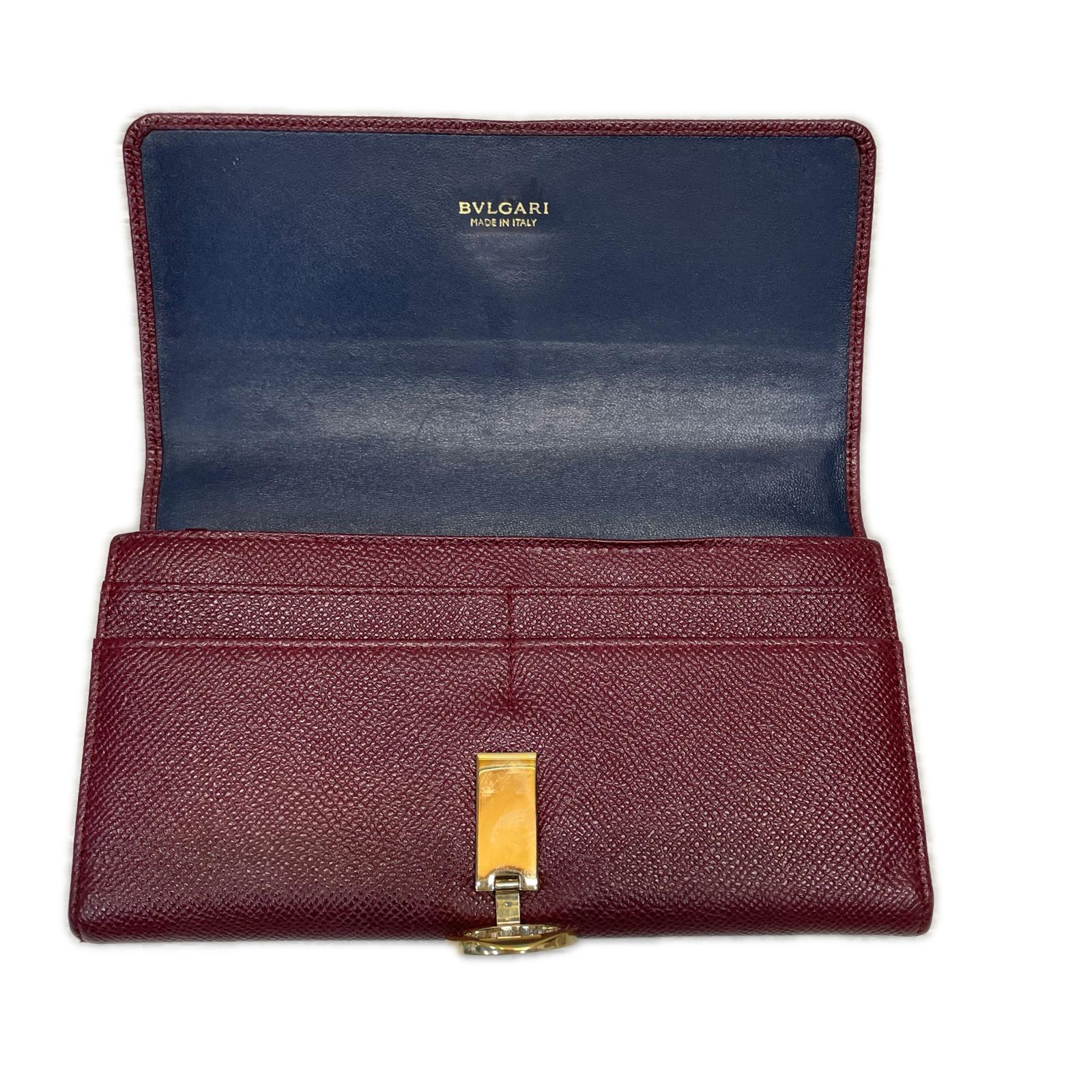 BVLGARI ブルガリブルガリ ロングウォレット ボルドー