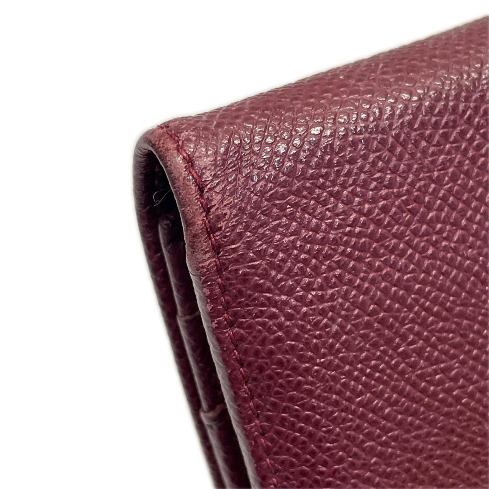 BVLGARI ブルガリブルガリ ロングウォレット ボルドー