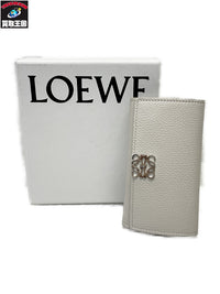 LOEWE ANAGRAM KEY CASE アナグラム 6連キーケース グレー