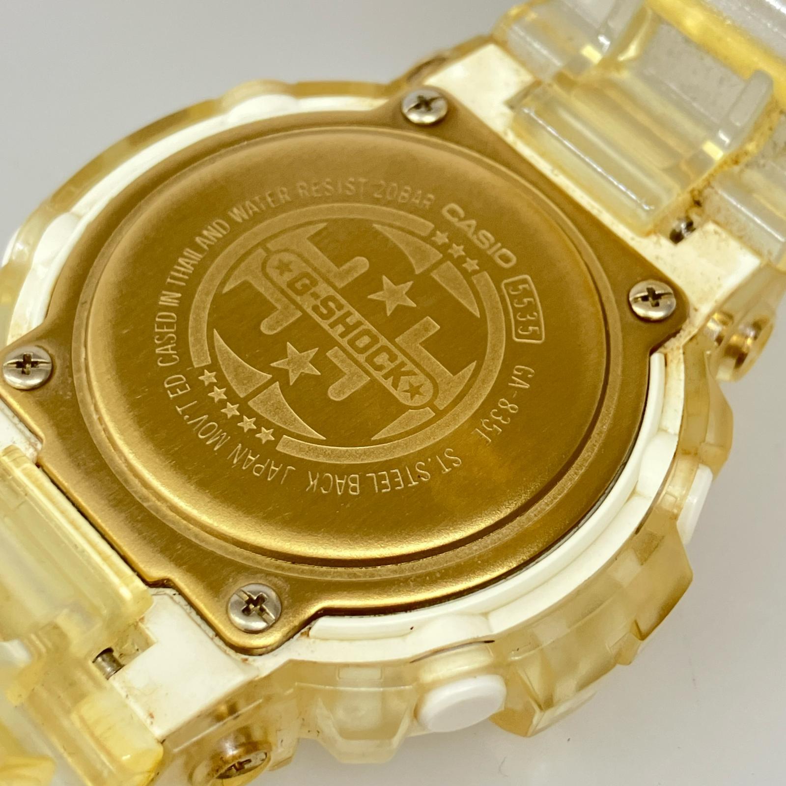 腕時計 CASIO G-SHOCK GA-835E 35周年 GLACIER GOLD QZ