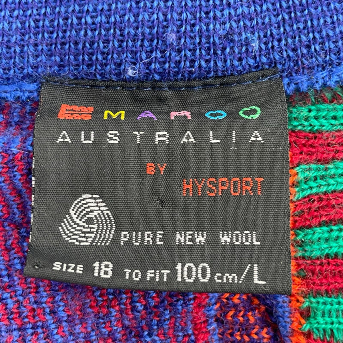 ニット 90s オーストラリア製 EMAROO 3D ニットベスト L