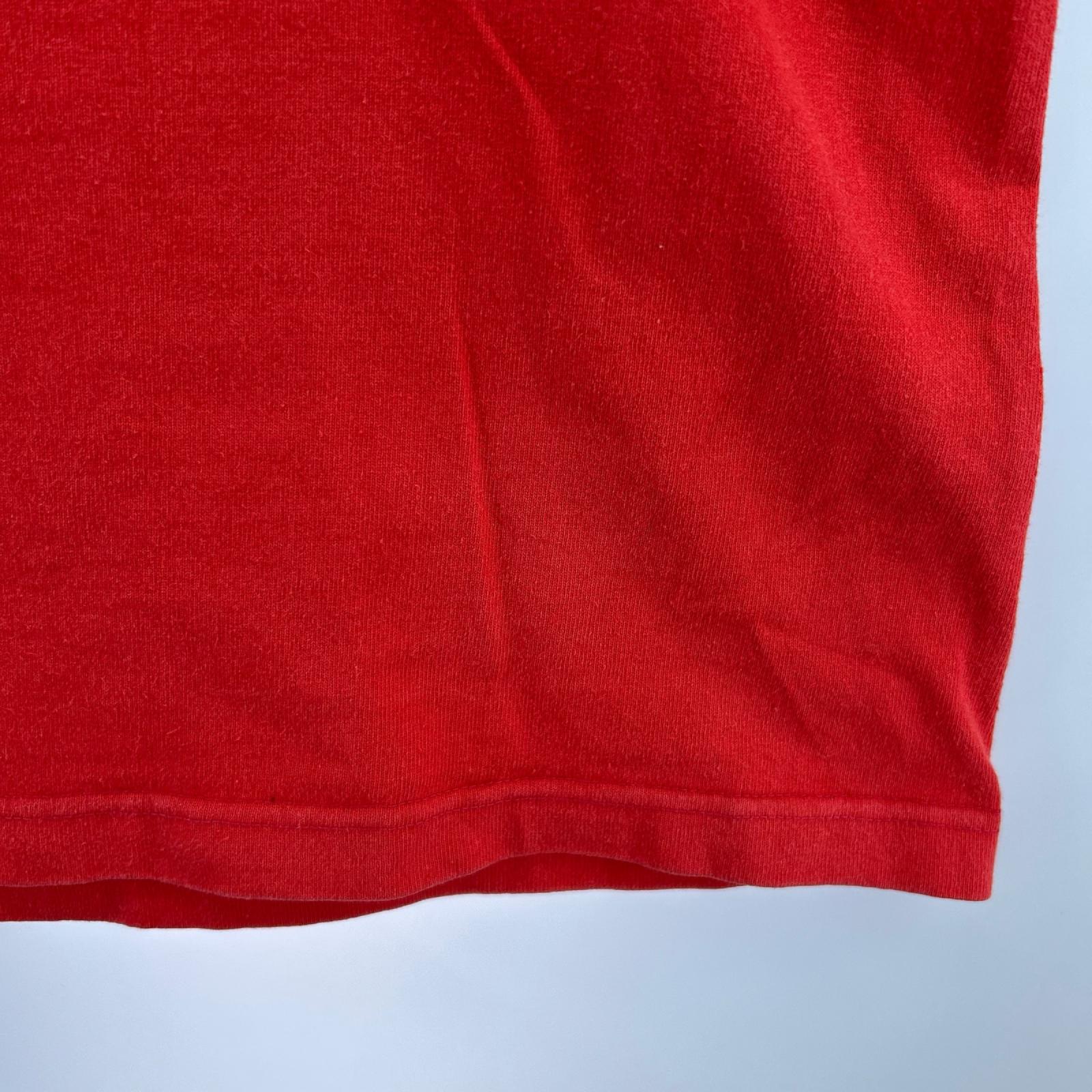 半袖Ｔシャツ バッファロー スカル 赤 (44) 44 レッド