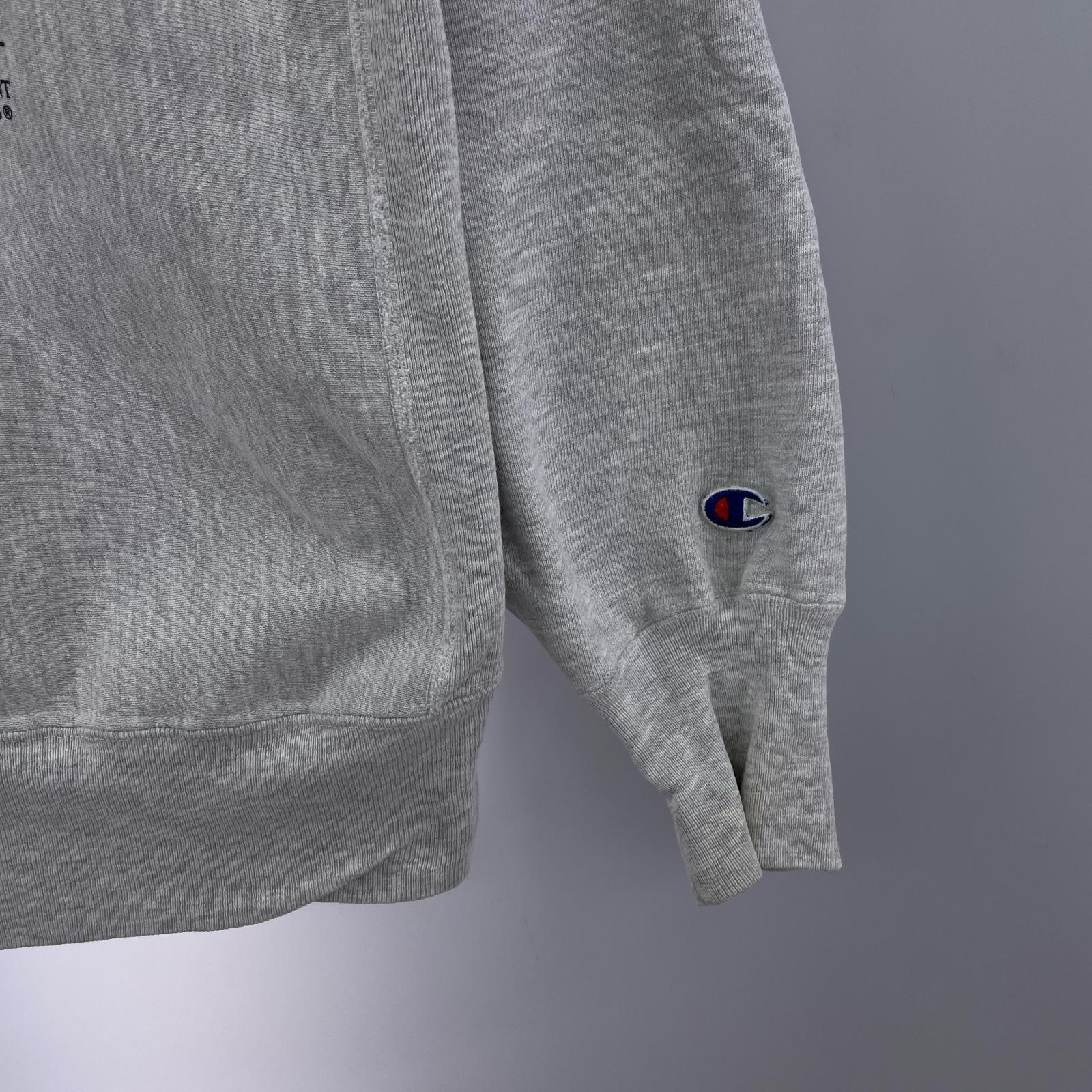 スウェット 90s REVERSE WAVE USA製 COLLEGE（L） L グレー