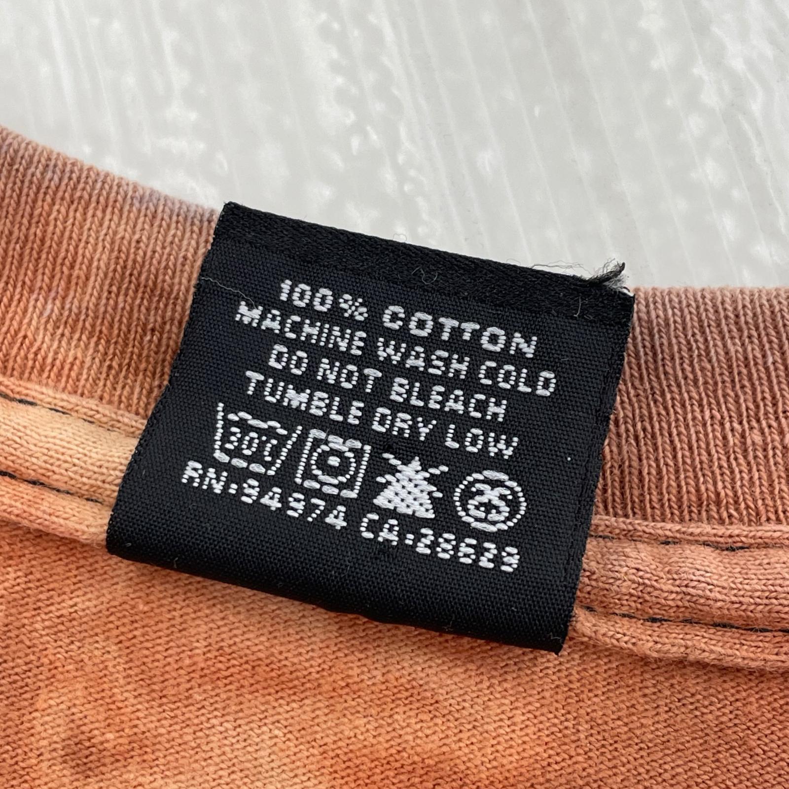 半袖Ｔシャツ STUSSY S/STee スケルトン タイダイ (M) M オレンジ