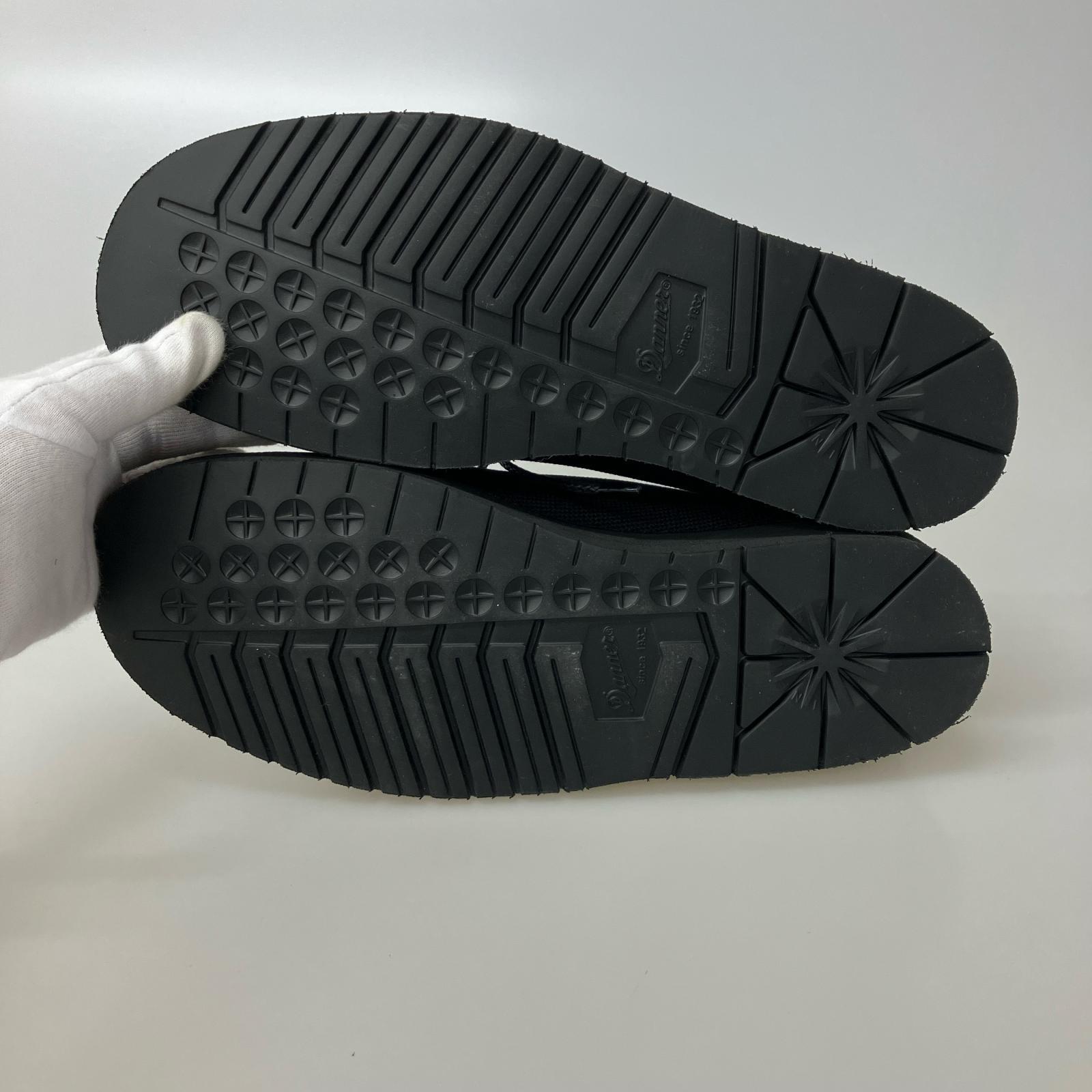 シューズ 倉敷帆布 シャニコレースシューズ 黒 10 ブラック