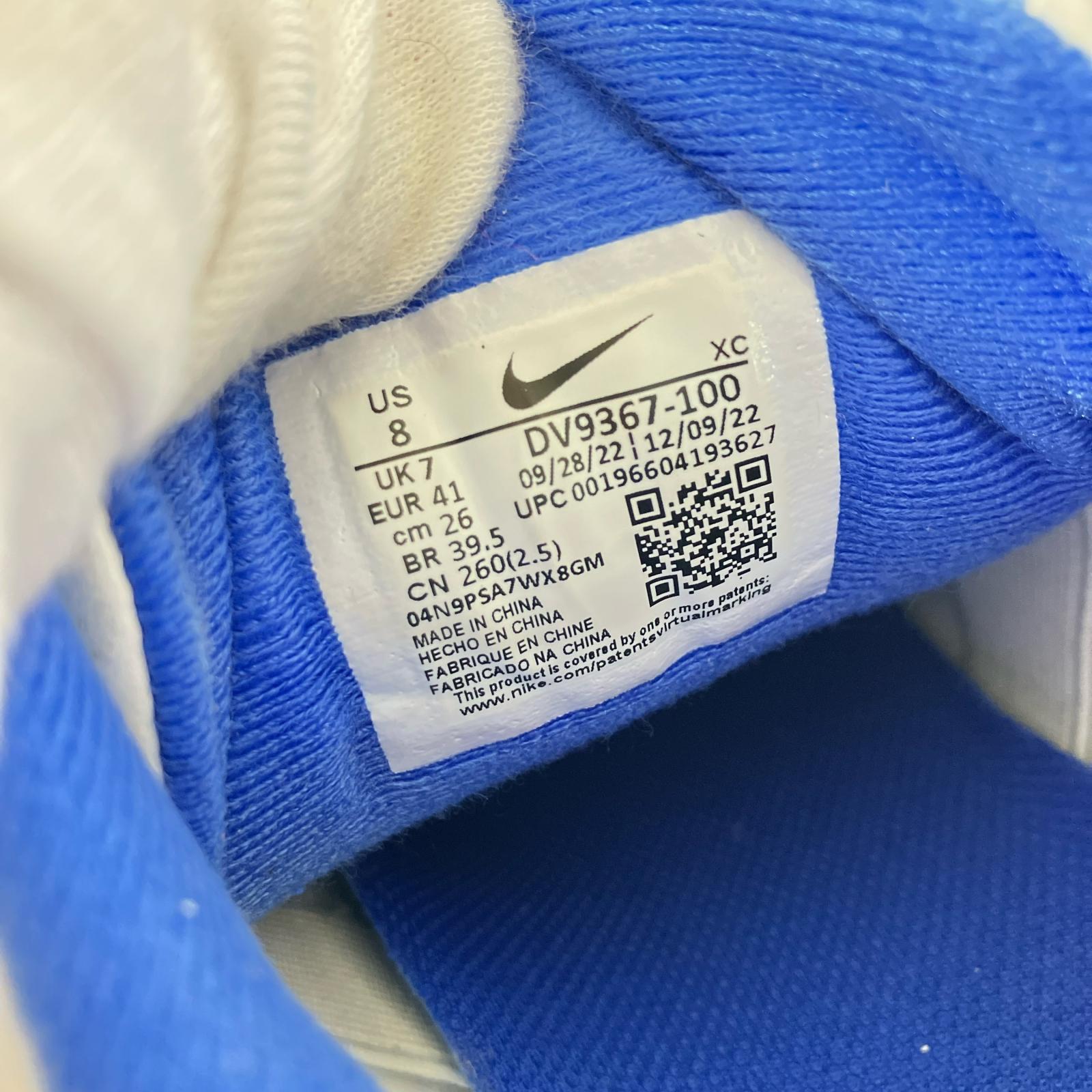 スニーカー Zoom Vapor Air Jordan 3 Blue 26.0cm 26cm (US8 UK7 1/2 EU42) ホワイト