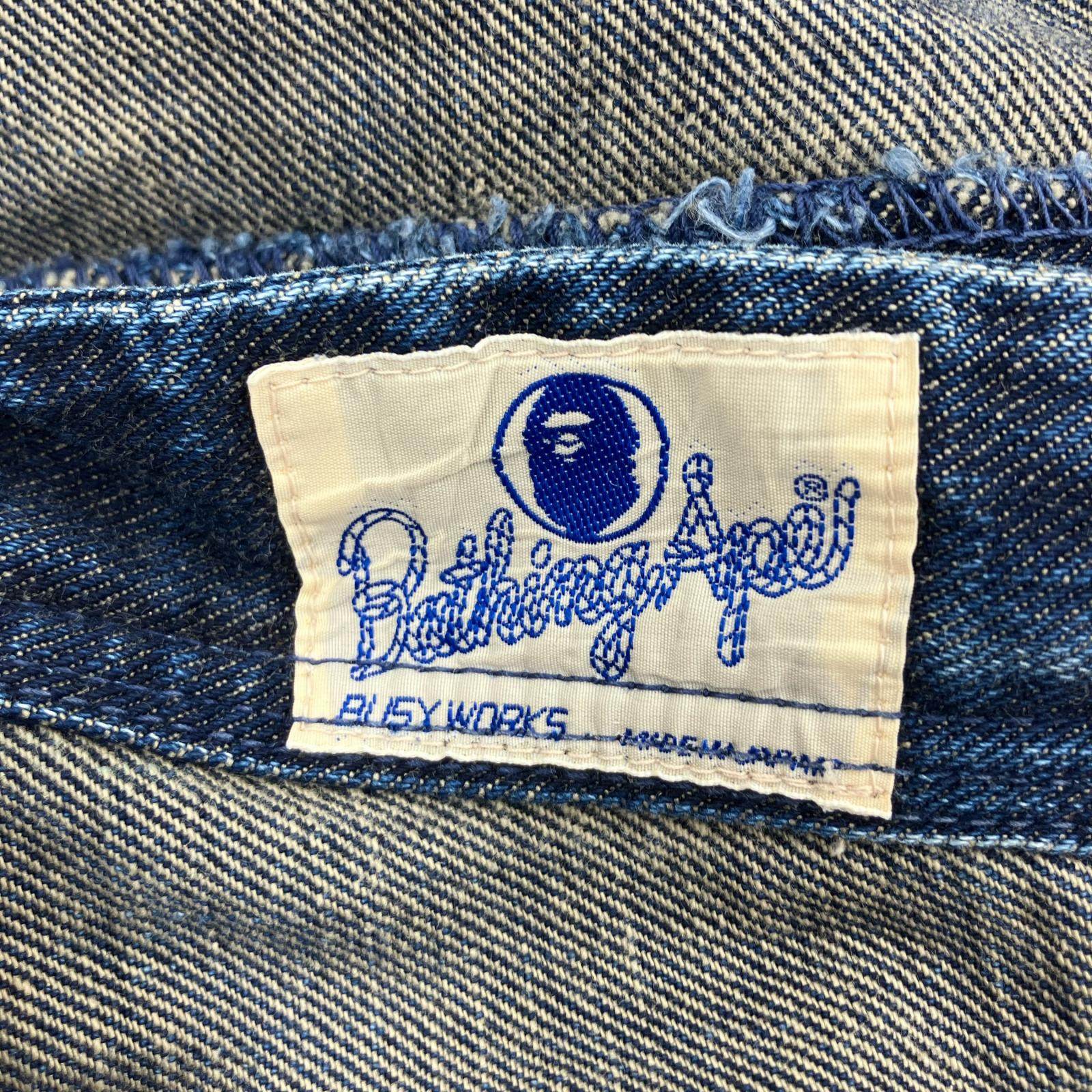 パンツ 90s デニムカーゴ ブルー