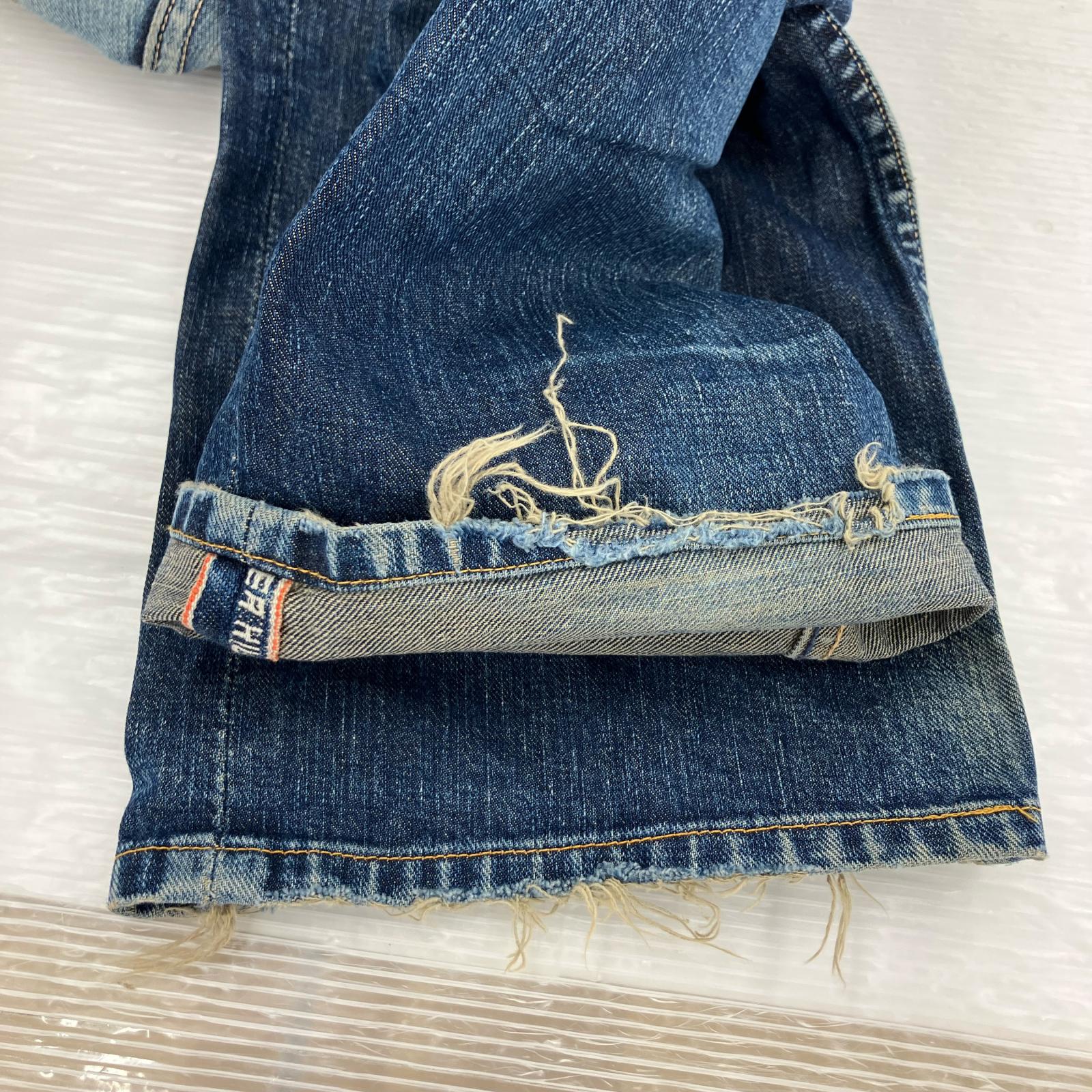 パンツ 90s デニムカーゴ ブルー