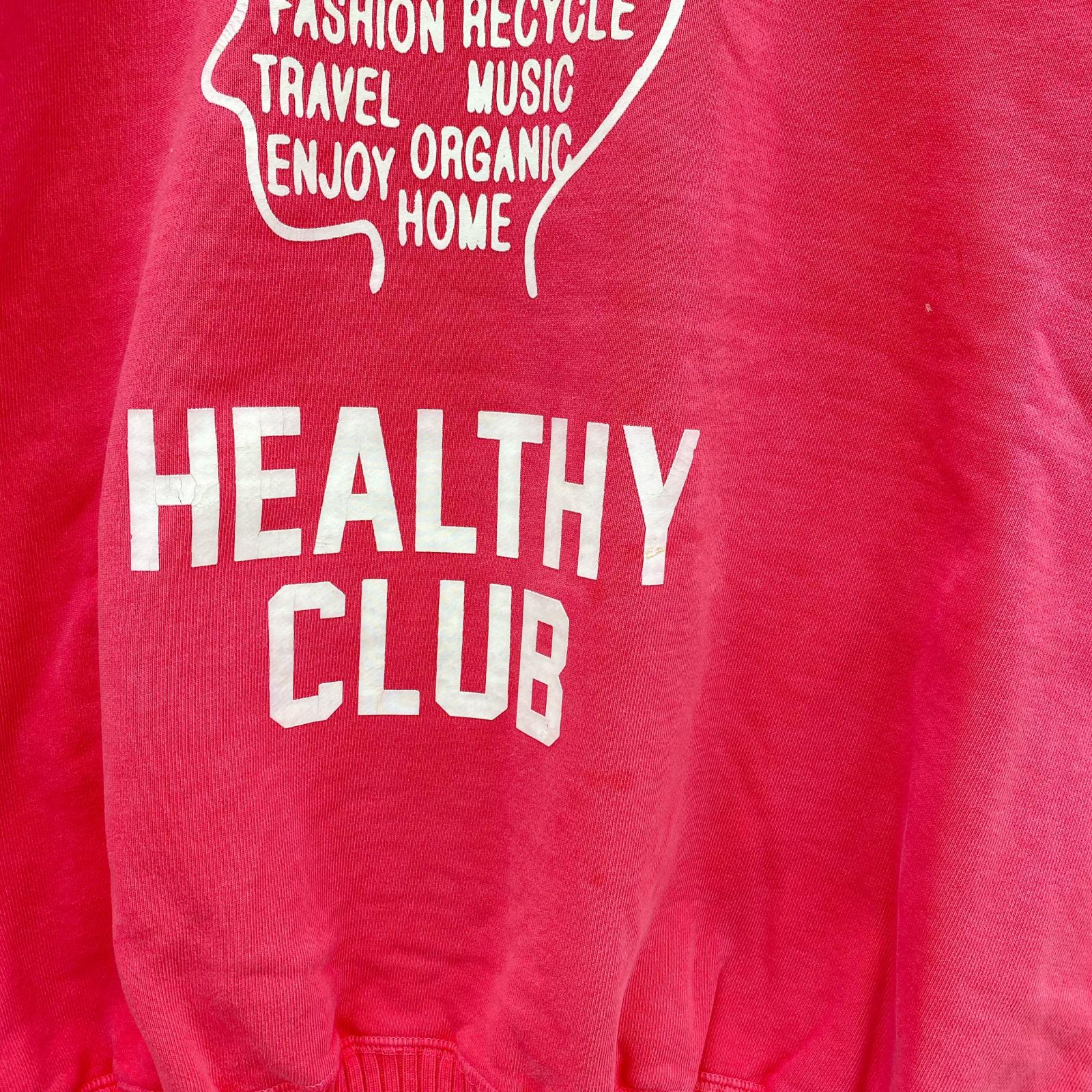 スウェット perfect ribs×A LOVE MOVEMENT ROMANTIC EVERYDAY クルーネックスウェット XL ピンク