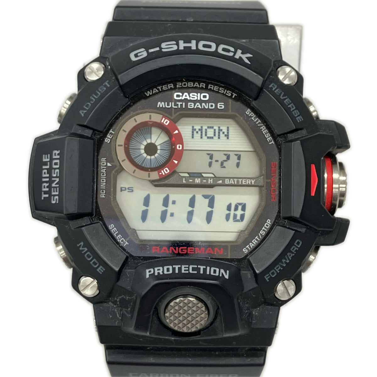腕時計 GW-9400J-1JF MASTER OF G - LAND RANGEMAN ブラック
