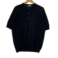 半袖Ｔシャツ +CLOTHET/ﾍﾝﾘｰﾈｯｸﾆｯﾄT/4/ﾌﾞﾗｯｸ 4 ブラック