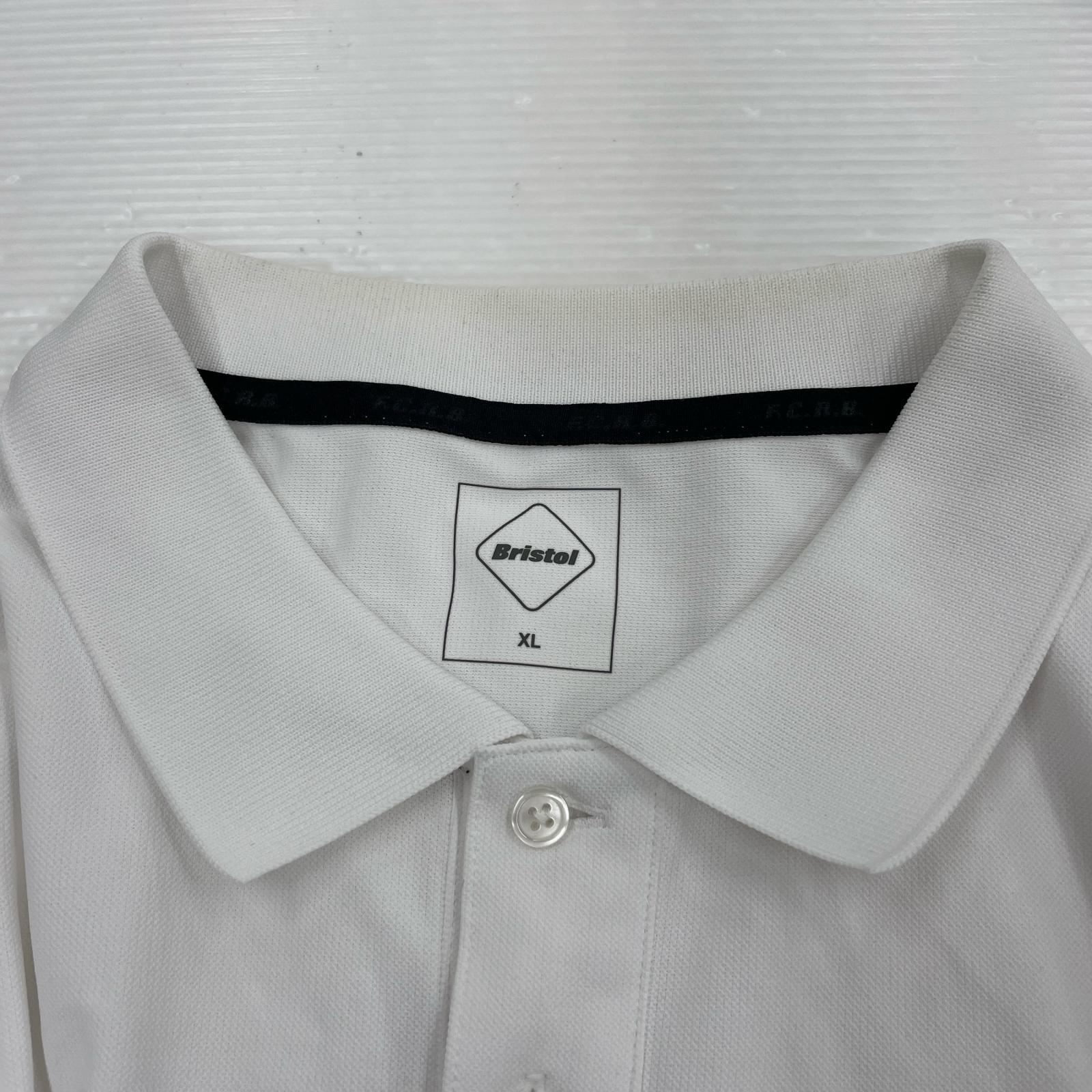 ポロシャツ EMBLEM POLO/XL/ホワイト/FCRB-250041 LL ホワイト