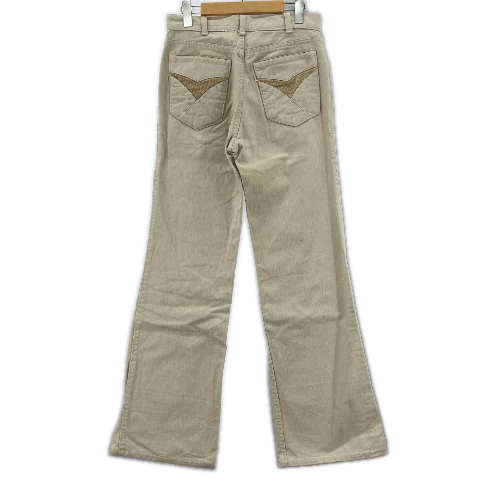 パンツ 70s80s 白タグ フレアパンツ 30