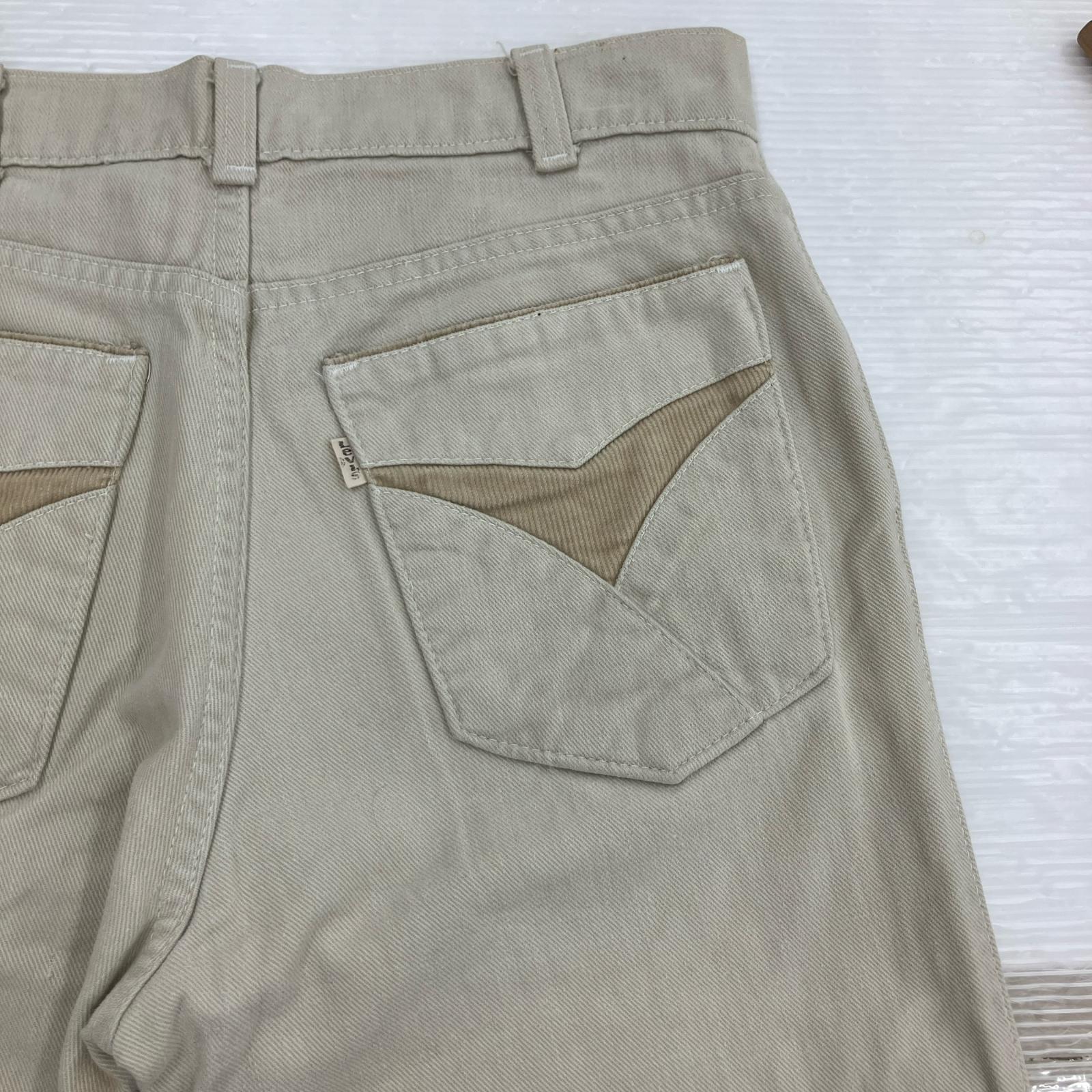 パンツ 70s80s 白タグ フレアパンツ 30