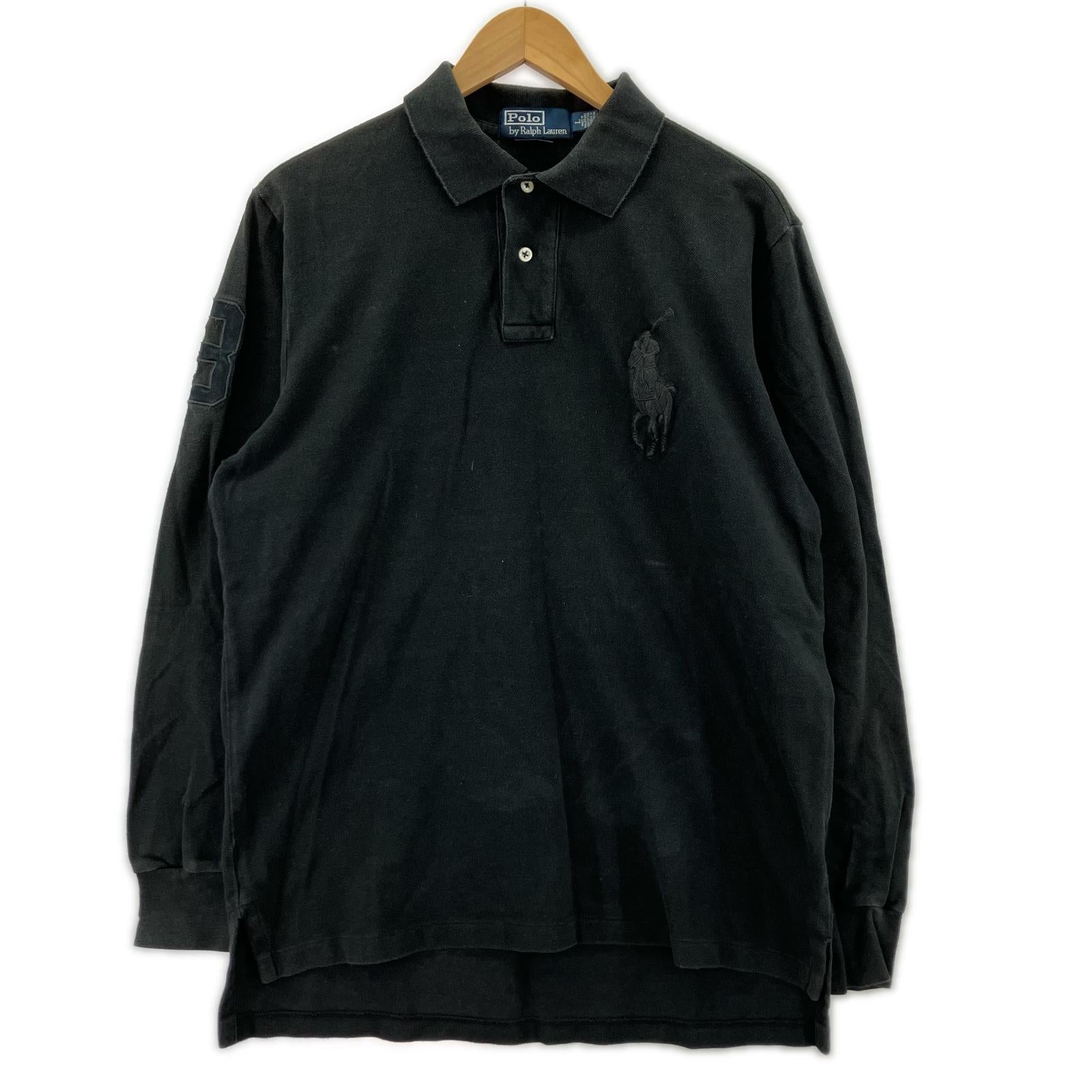 ポロシャツ ビックポニー BLK L ブラック