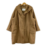 ジャケット Max Mara ｱﾙﾊﾟｶｼﾙｸ ｼｬｷﾞｰﾌｰﾃﾞｯﾄｺｰﾄ 42 ﾌﾞﾗｳﾝ 42