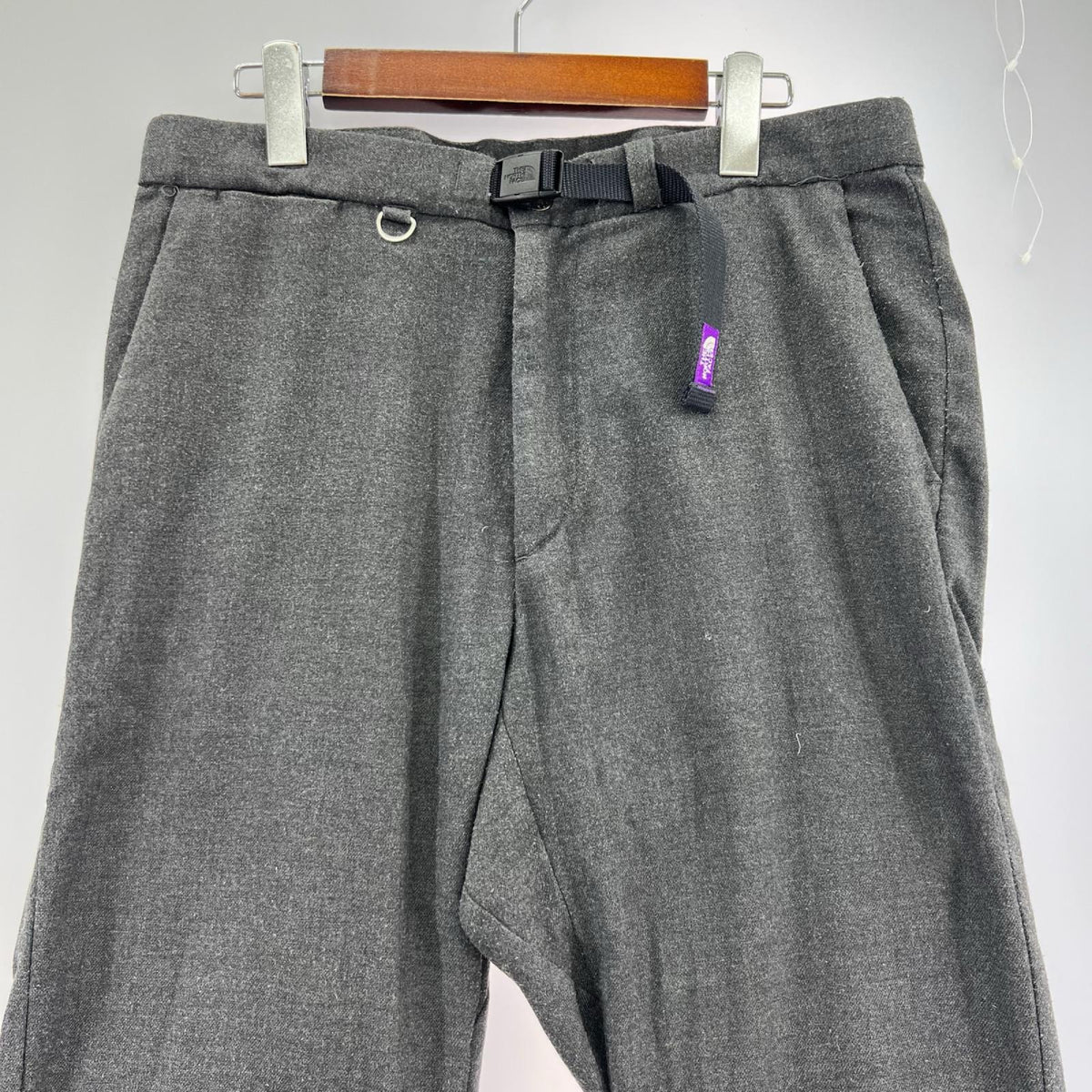 パンツ ｽﾄﾚｯﾁﾍﾞﾙﾄﾊﾟﾝﾂ ｸﾞﾚｰ (32) 32 グレー
