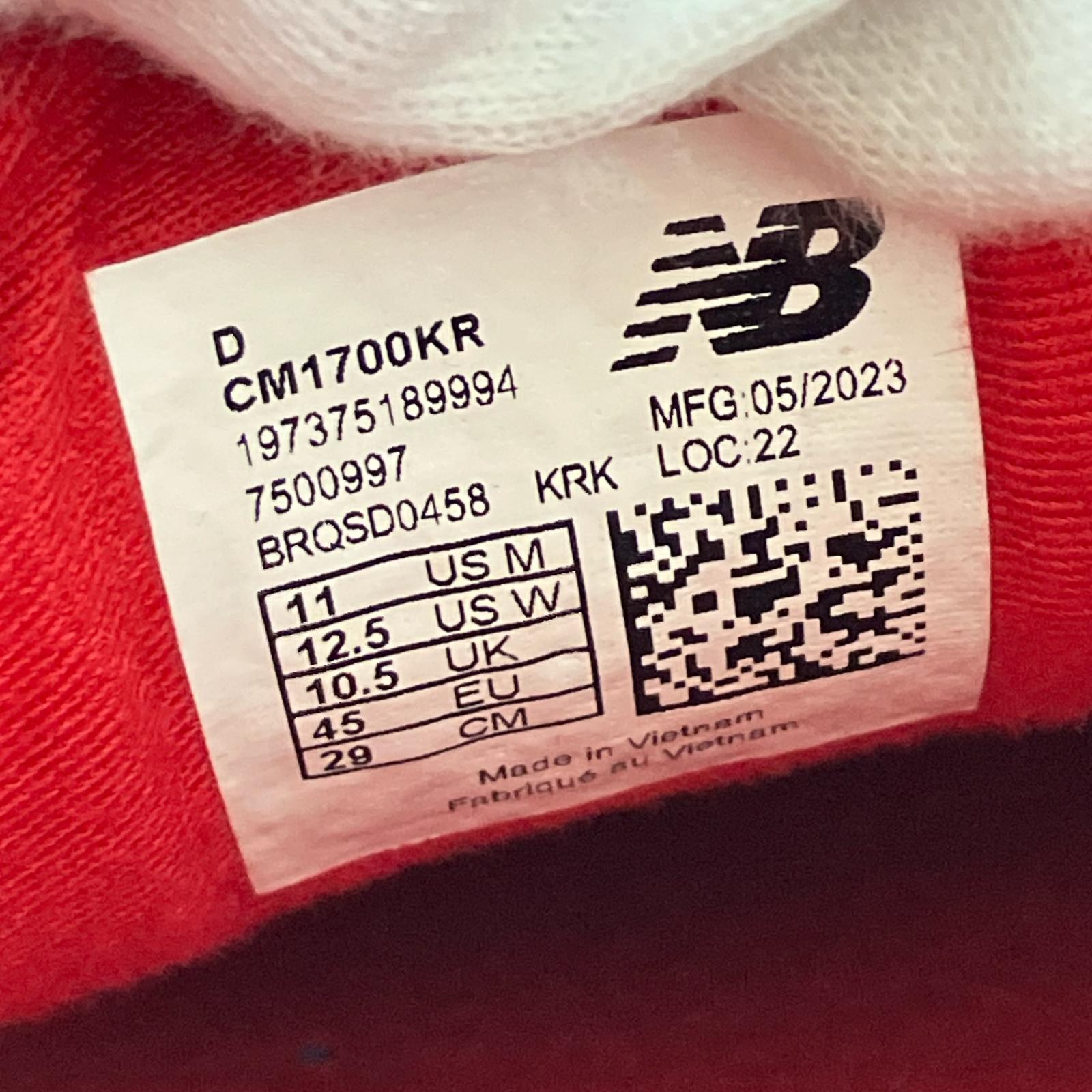 スニーカー KITH 1700 Toronto Rococco Red 29.0cm 29cm (US11 UK10 1/2 EU48) レッド