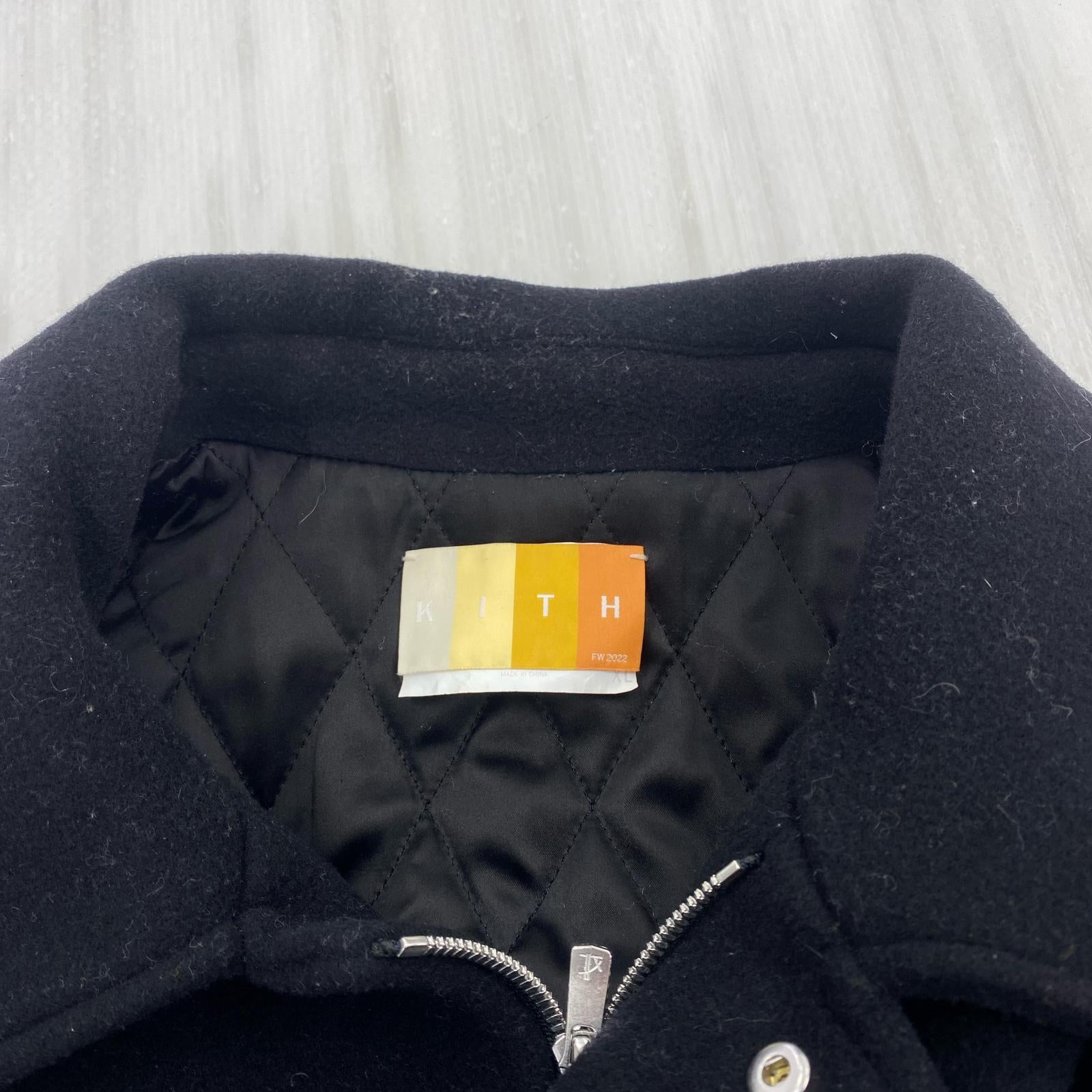 ジャケット 2022AW WOOL COACHES JACKET KITH ブラック