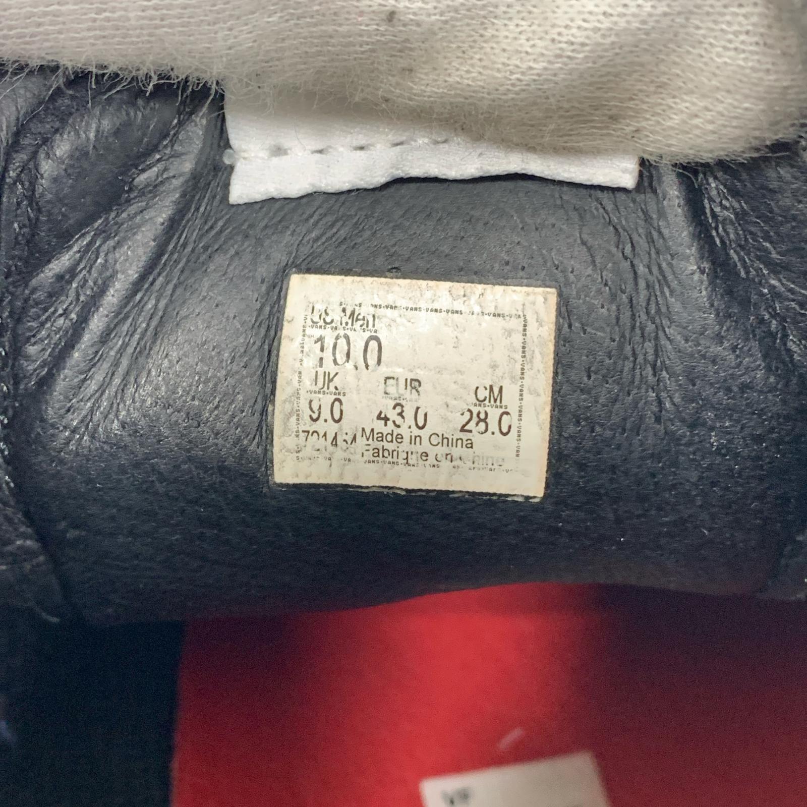 スニーカー Supreme×VANS Sk8-Hi Hole Punch Denim 28.0cm 黒 28 ブラック