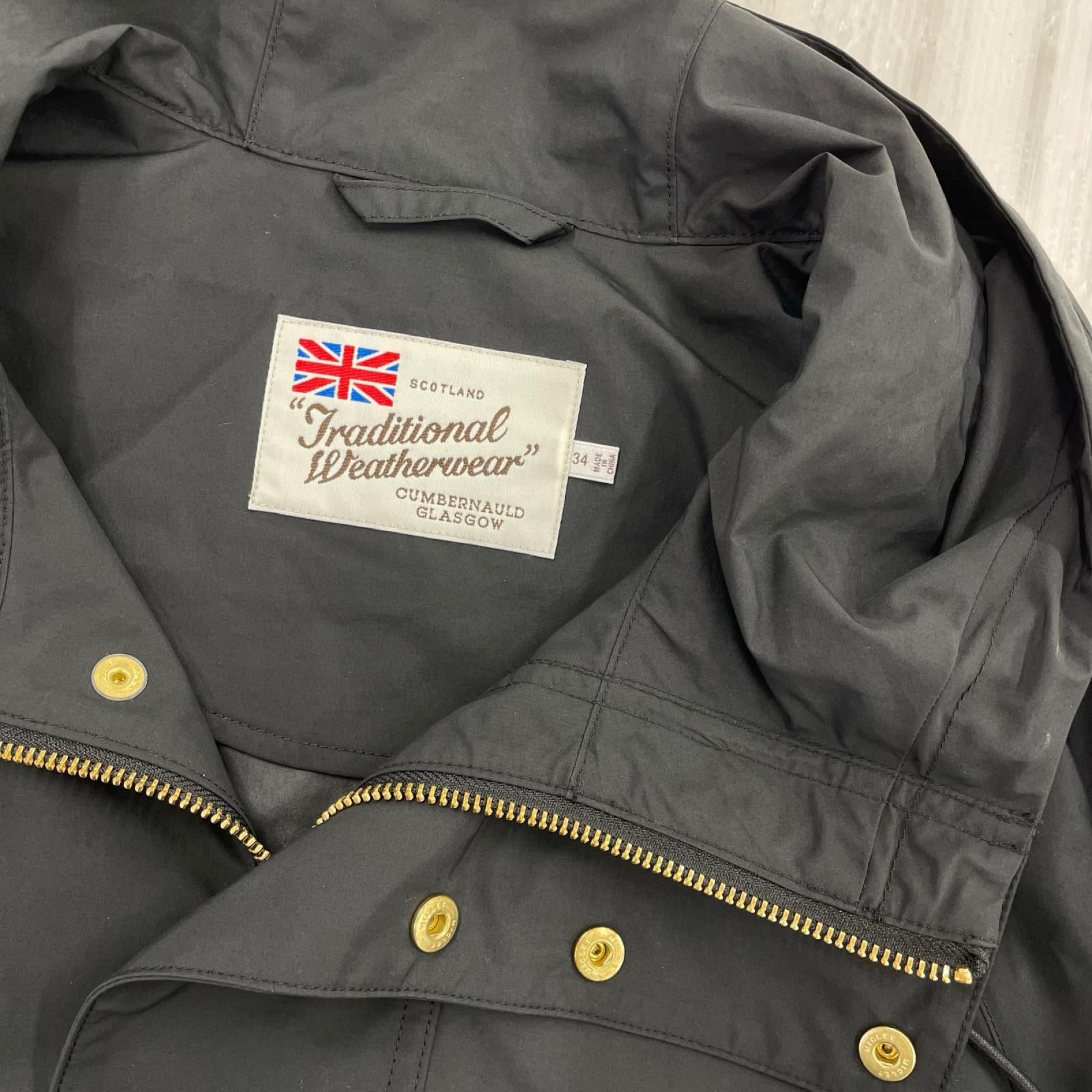 ジャケット traditional weatherwear ﾅｲﾛﾝｼﾞｬｹｯﾄ 34 ブラック
