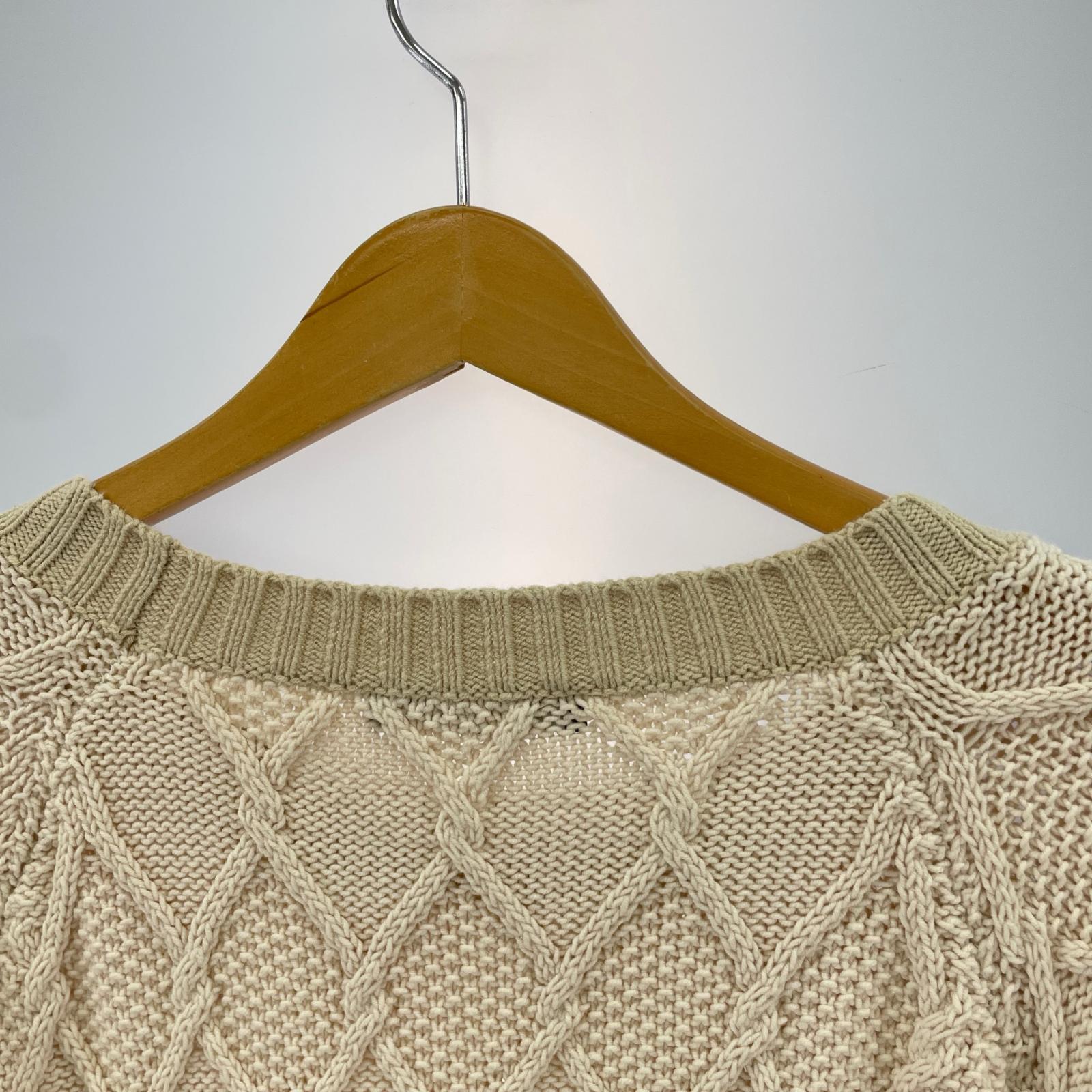ニット Weekend Max Mara 編みニット ボーダー ベージュ ベージュ