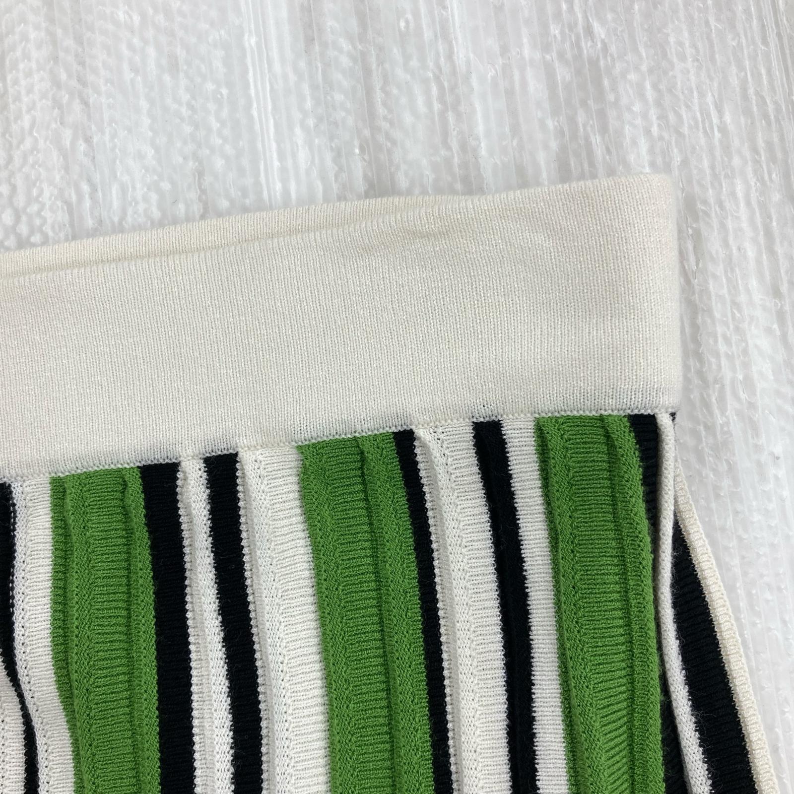ロングスカート Weekend Max Mara ストライプ ニットセットアップ L