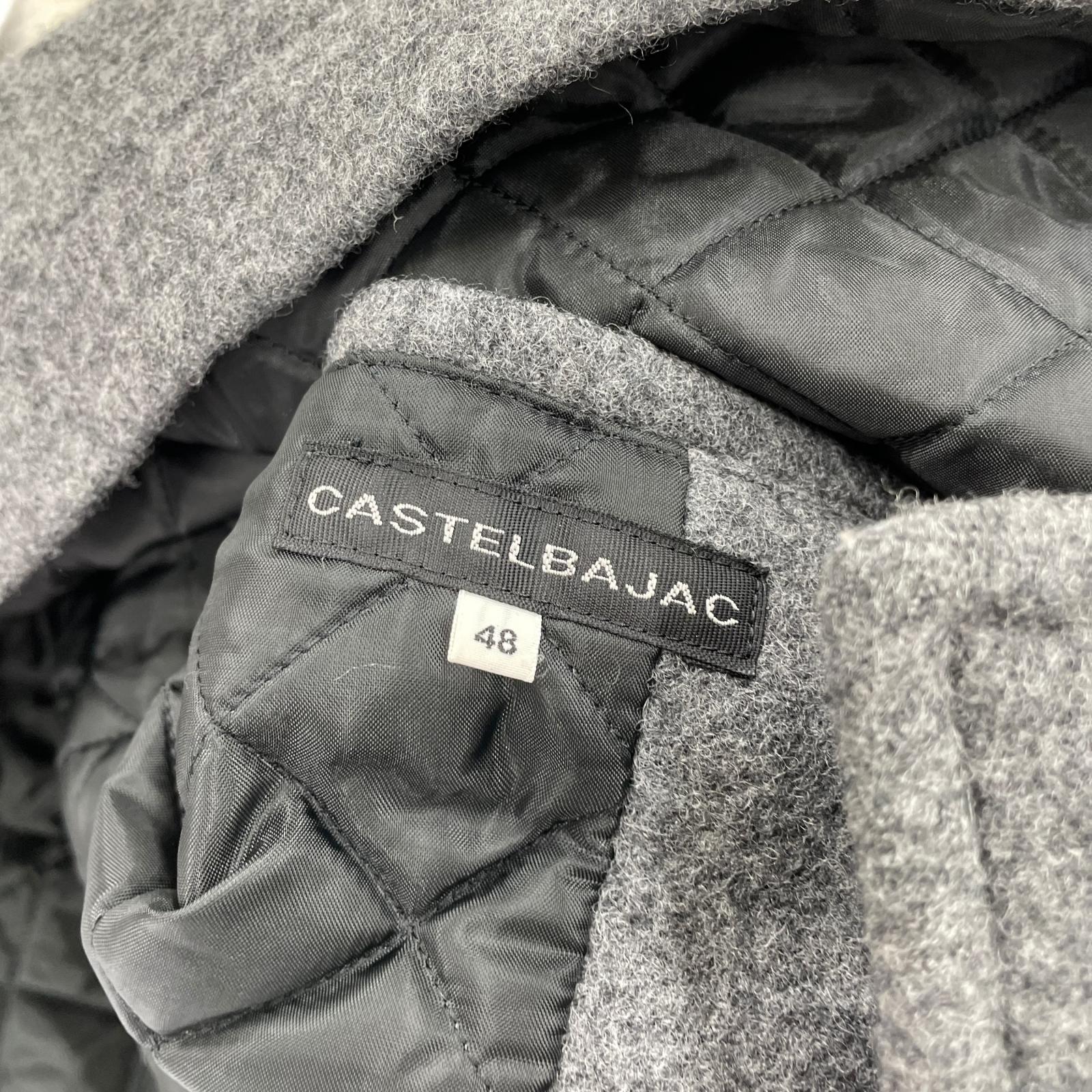 ジャケット CASTELBAJAC ダッフルコート グレー 48 グレー