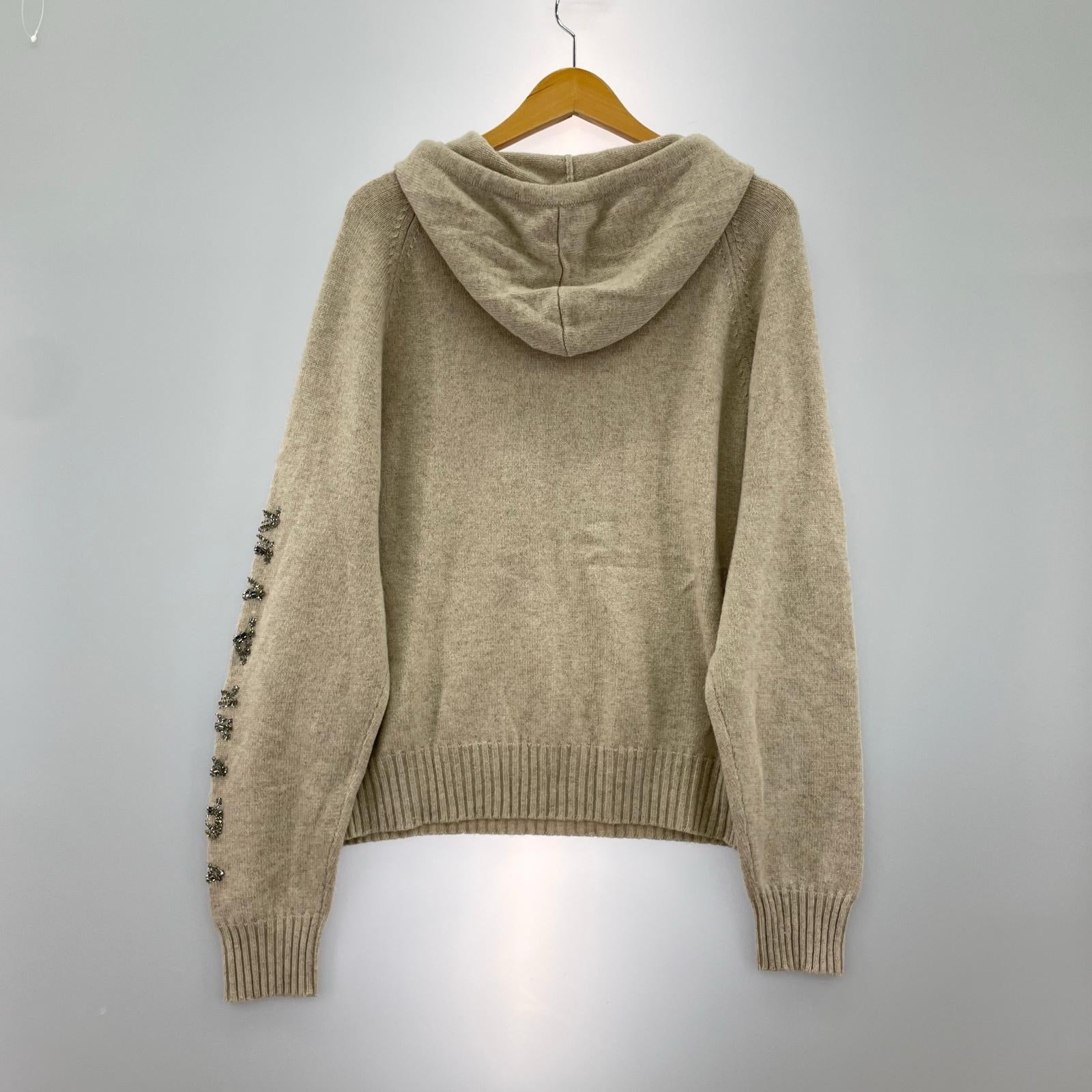 ニット MAX MARA ANANAS 2313660739 ビジュー ニットパーカーー ベージュ