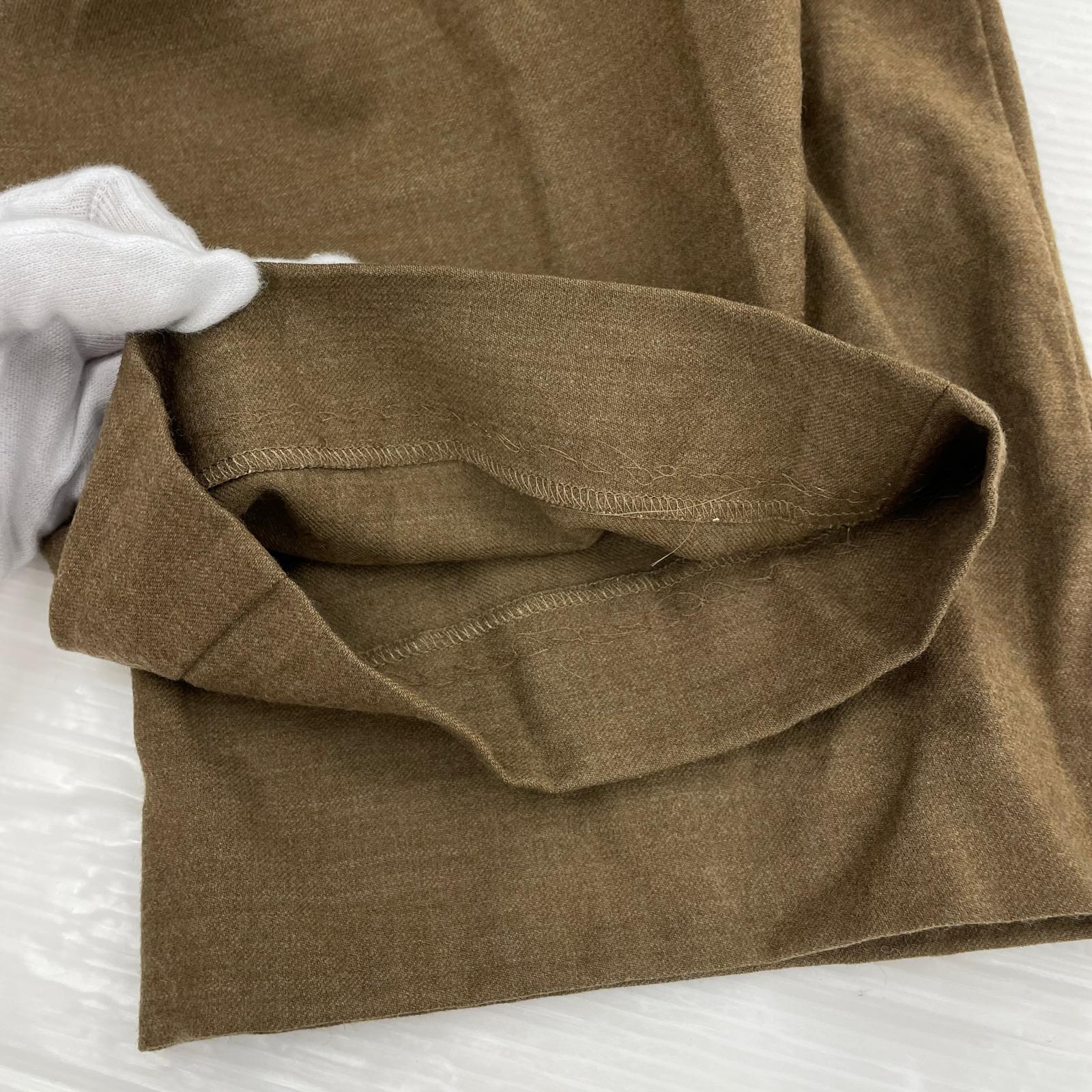 パンツ Weekend Max Mara ブラウン ウール パンツ ブラウン