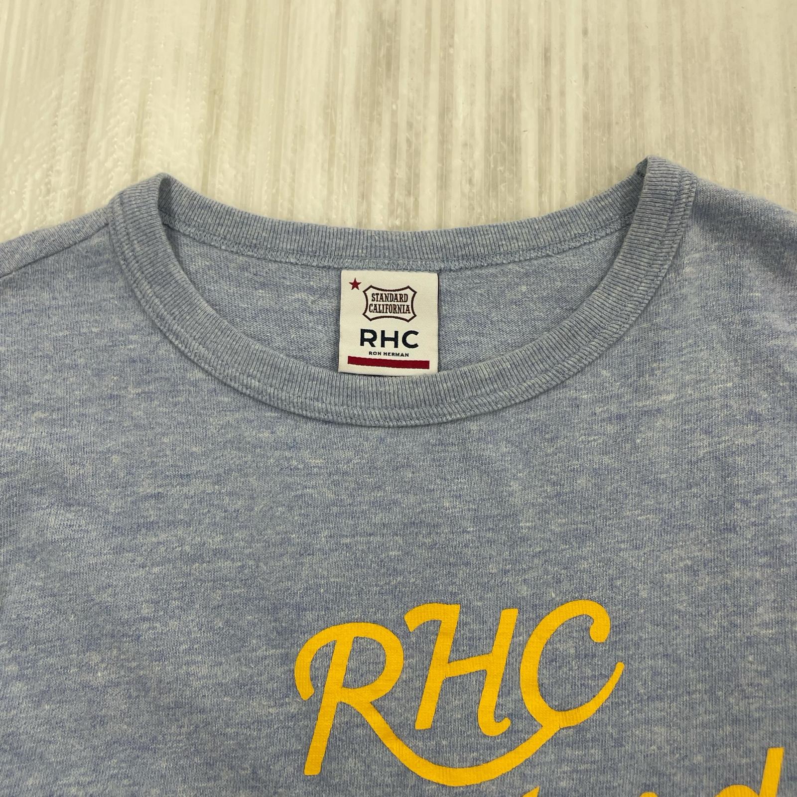 半袖Ｔシャツ ×Ron Herman ロゴ BLU L L ブルー
