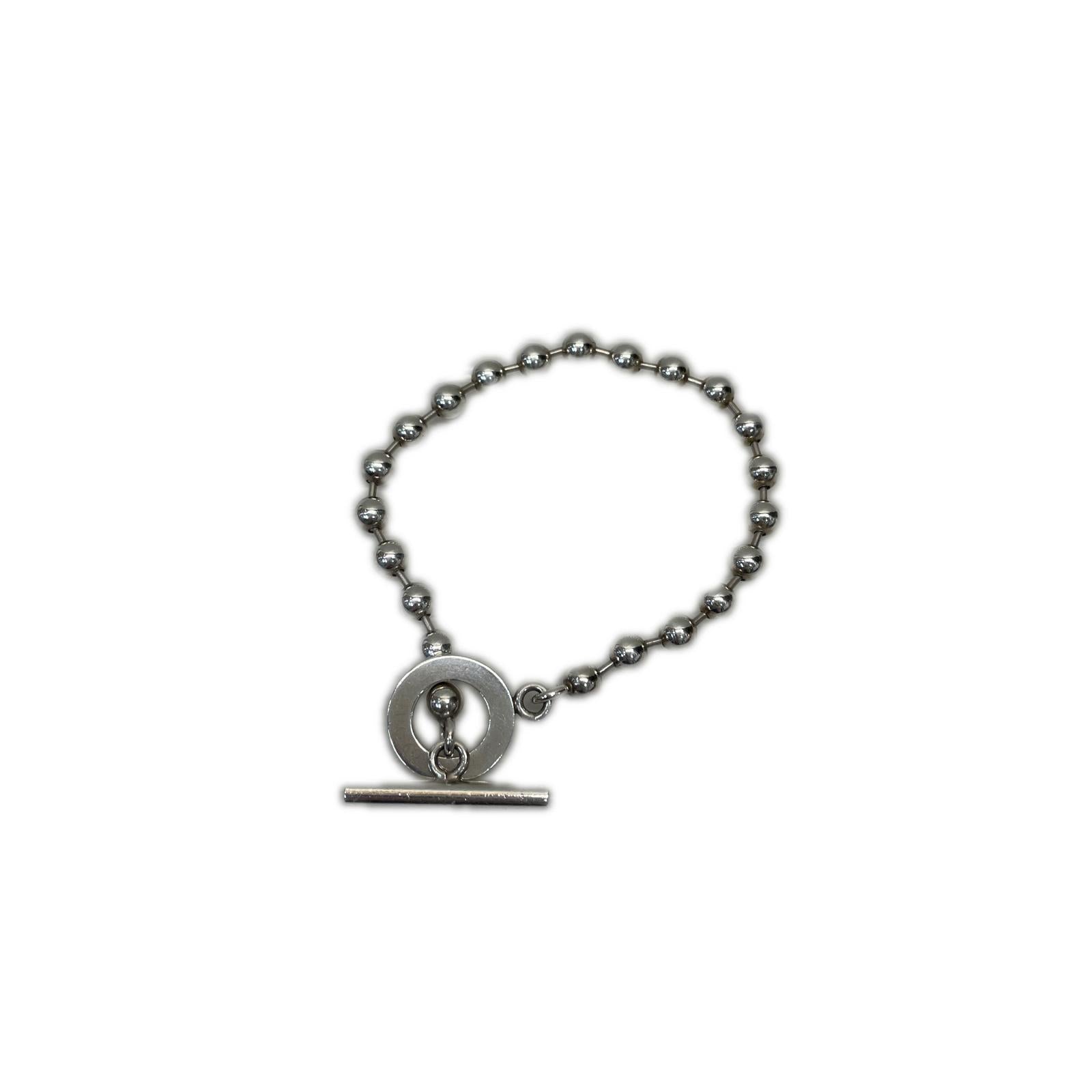 GUCCI 925 トグル ボールチェーンブレスレット