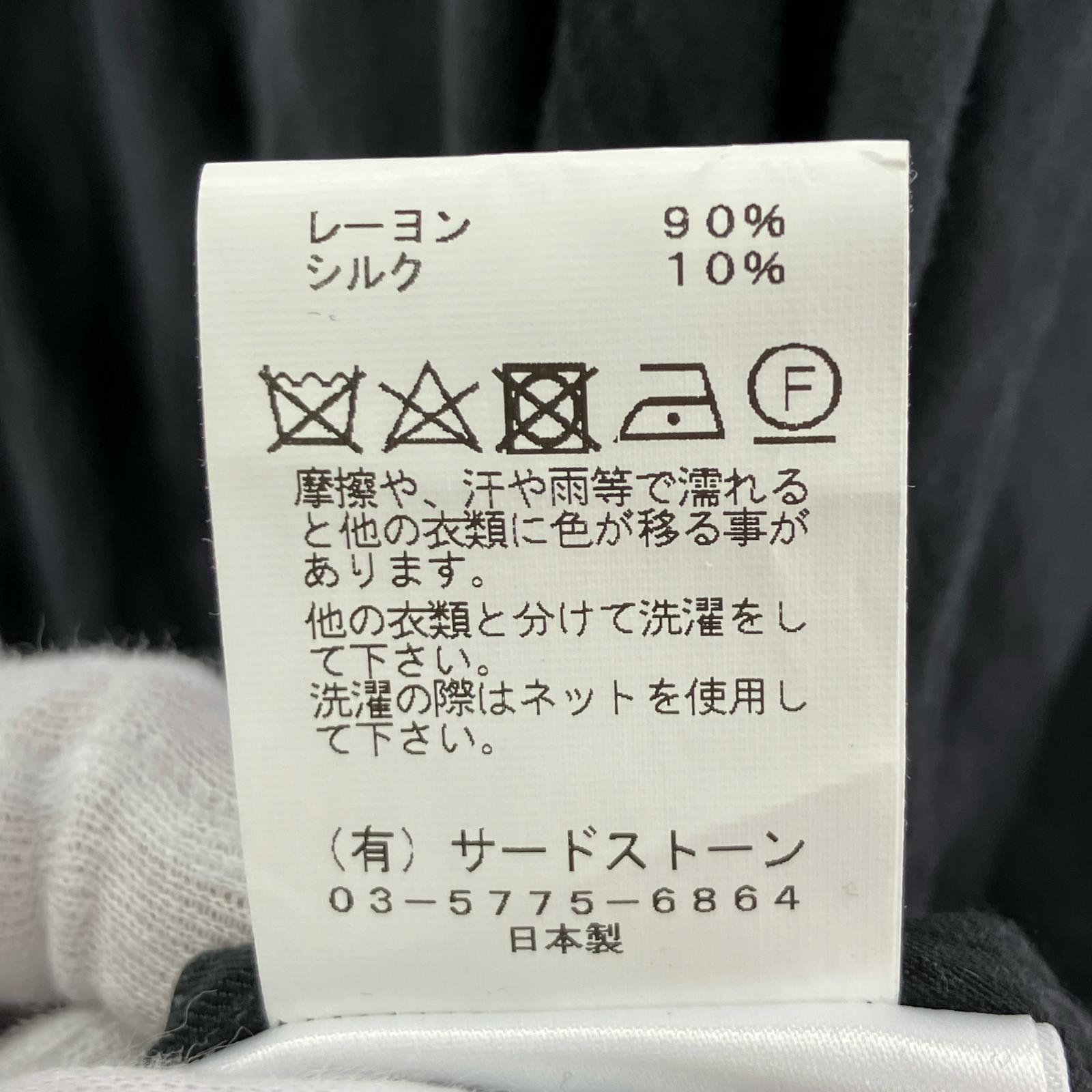 長袖シャツ 変形ポンチョシャツ チェック (2) 2