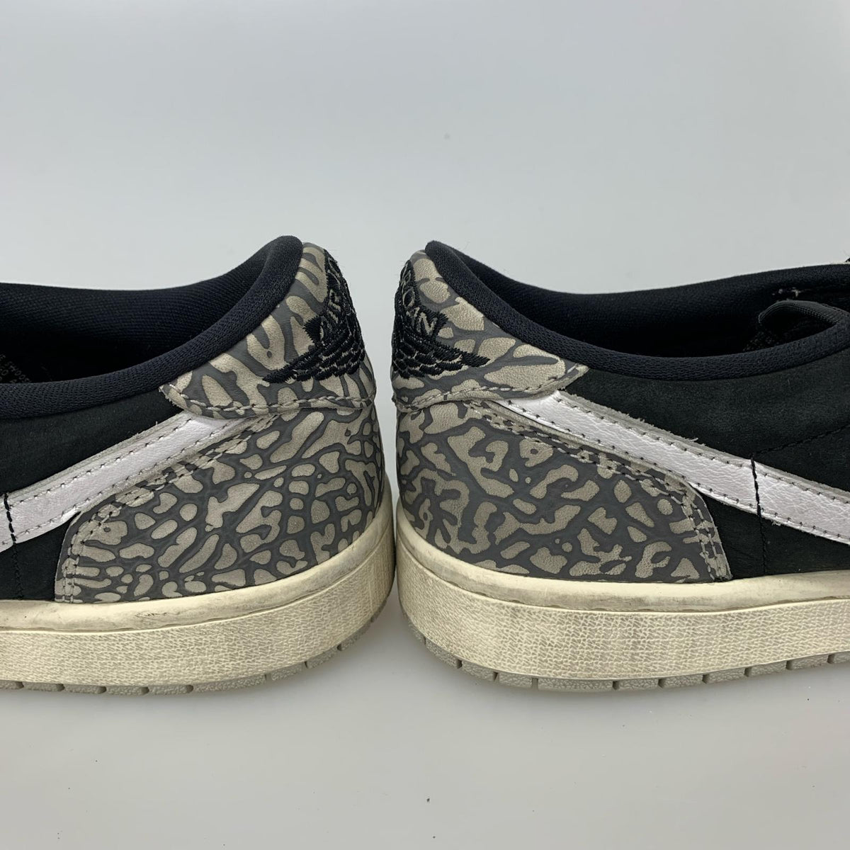 スニーカー AIR JORDAN 1 RETRO LOW (27.0) 27cm (US9 UK8 1/2 EU44) ブラック