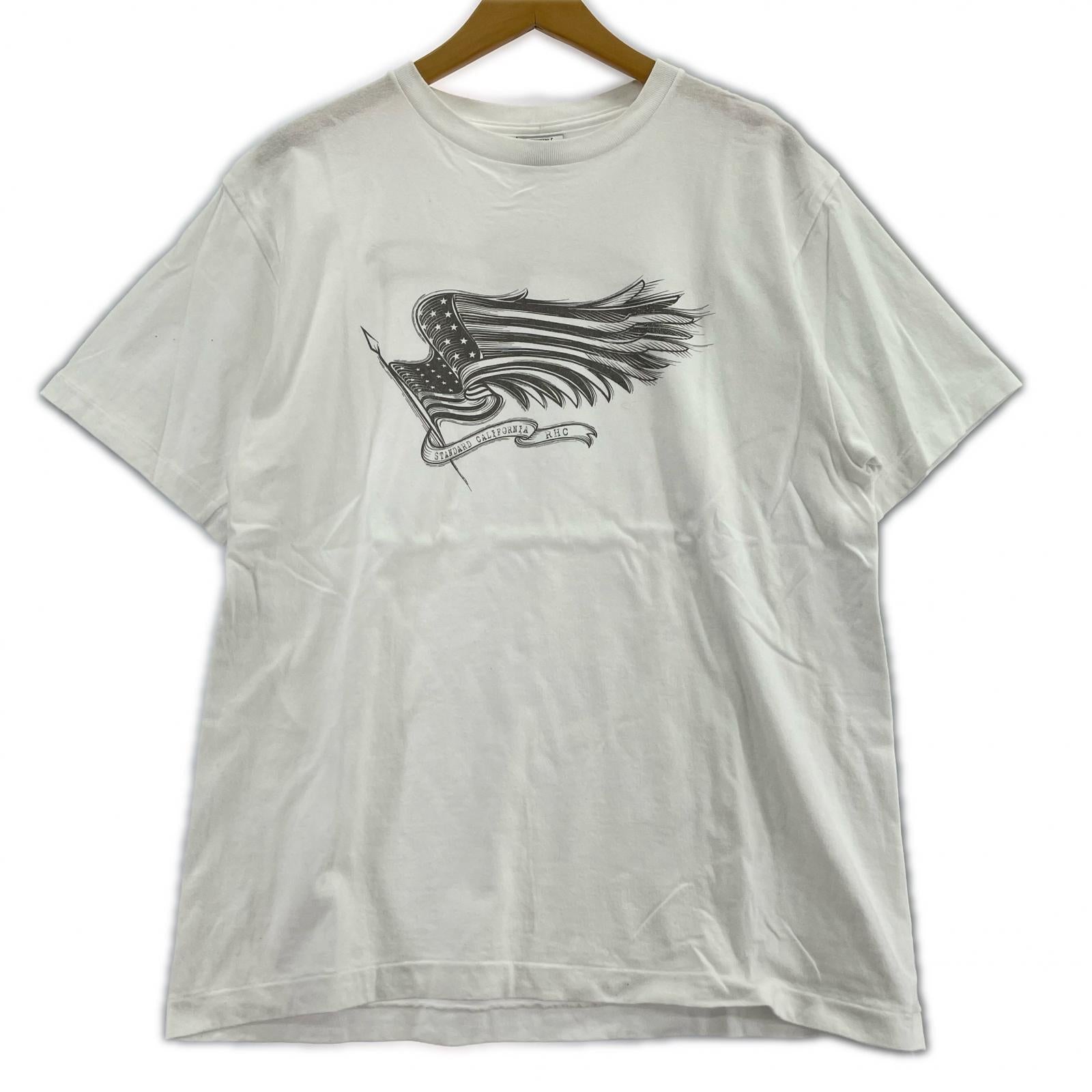 半袖Ｔシャツ ×Ron Herman 星条旗 WHT M M ホワイト