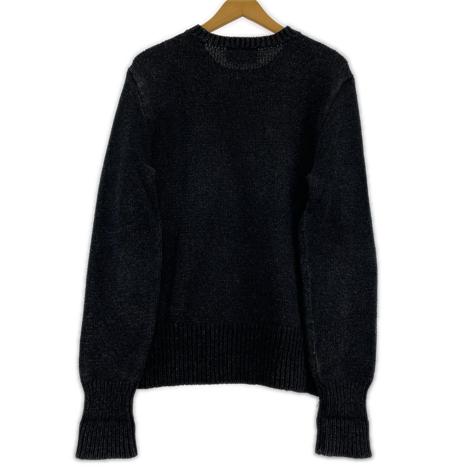 ニット コットン BLK S S ブラック