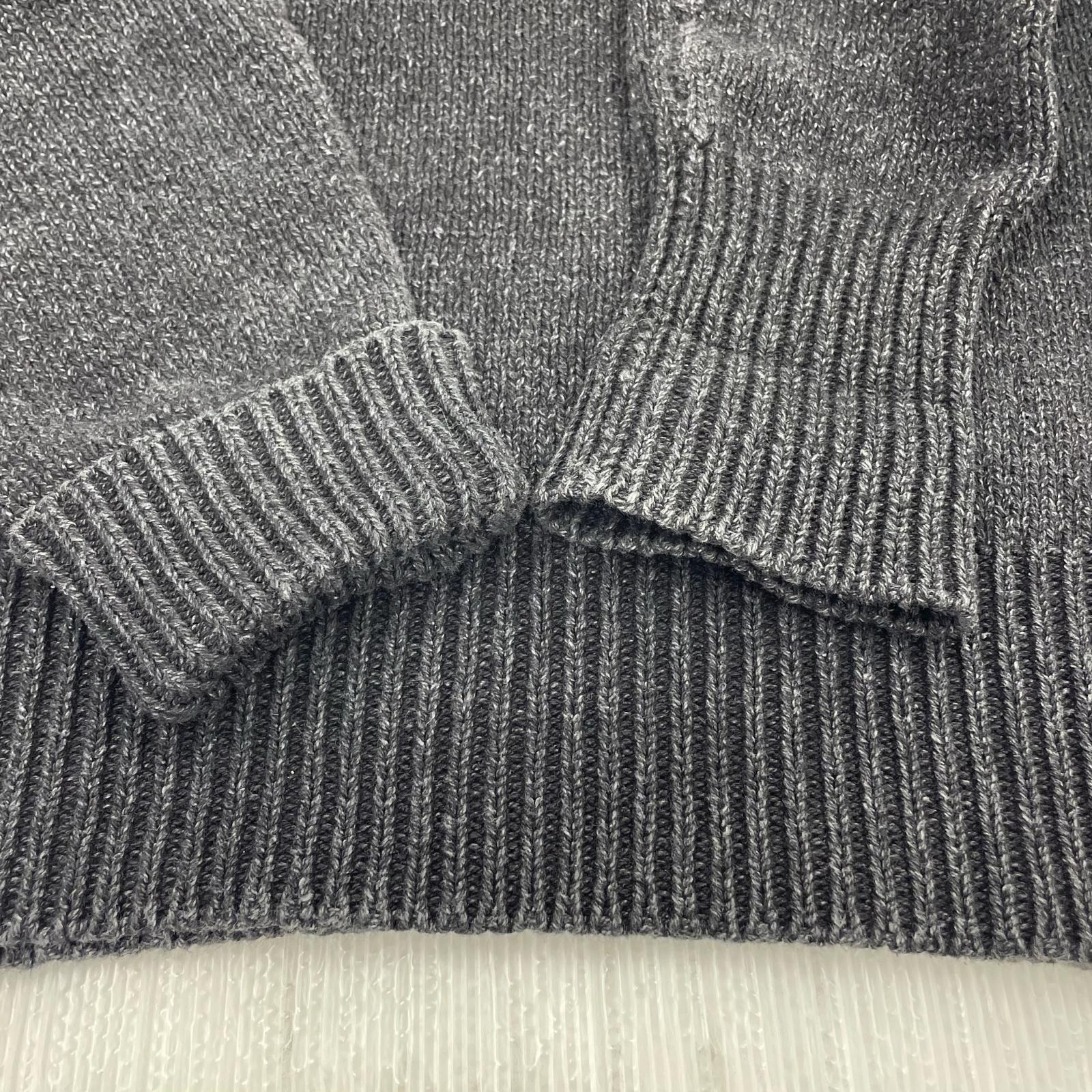 ニット コットン BLK S S ブラック