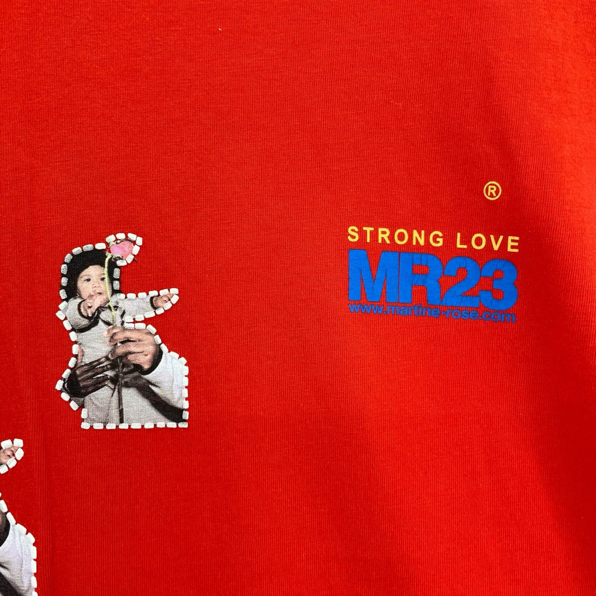 長袖Ｔシャツ ﾌﾟﾘﾝﾄ 赤 (S) S レッド