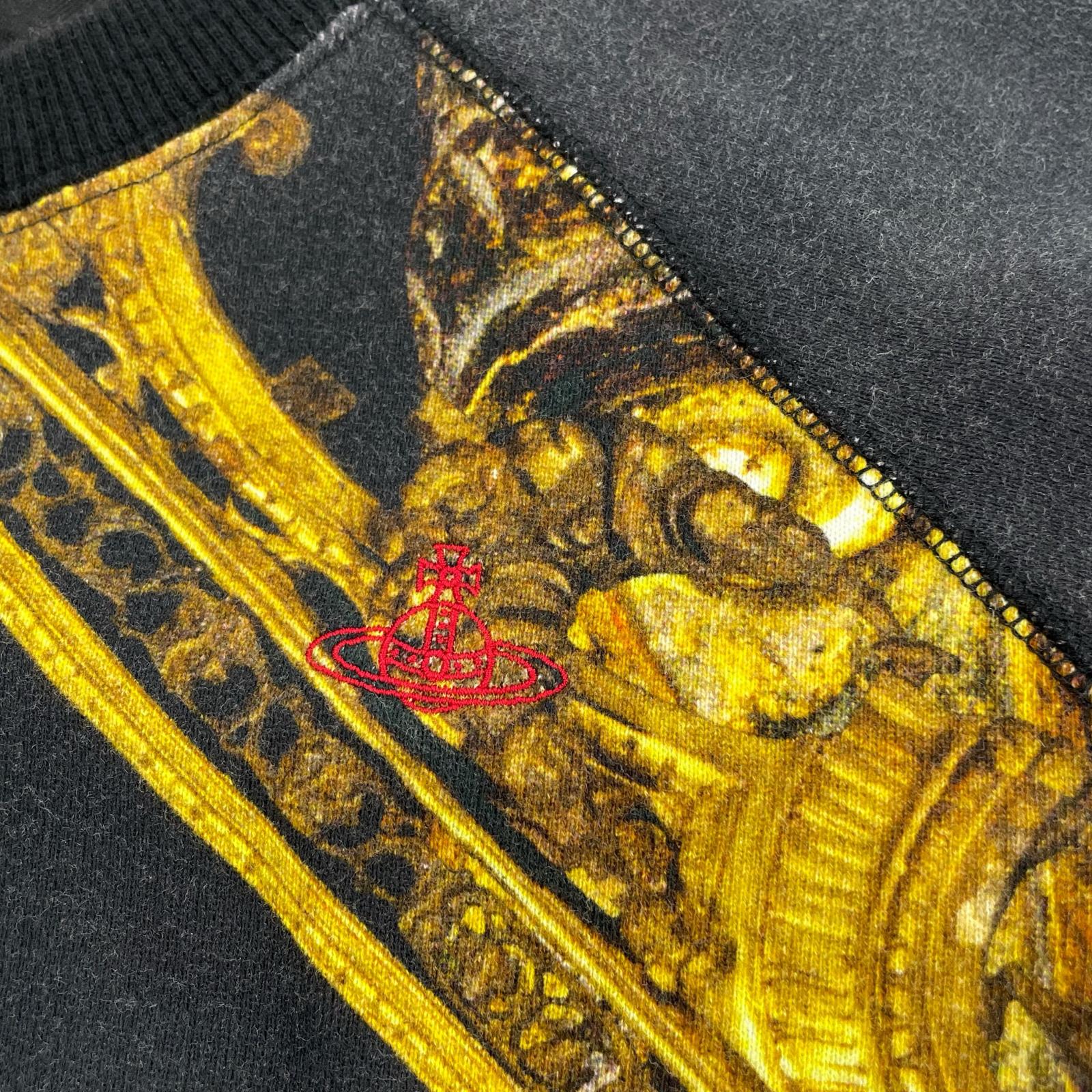 スウェット オーブ刺繍スウェット ブラック