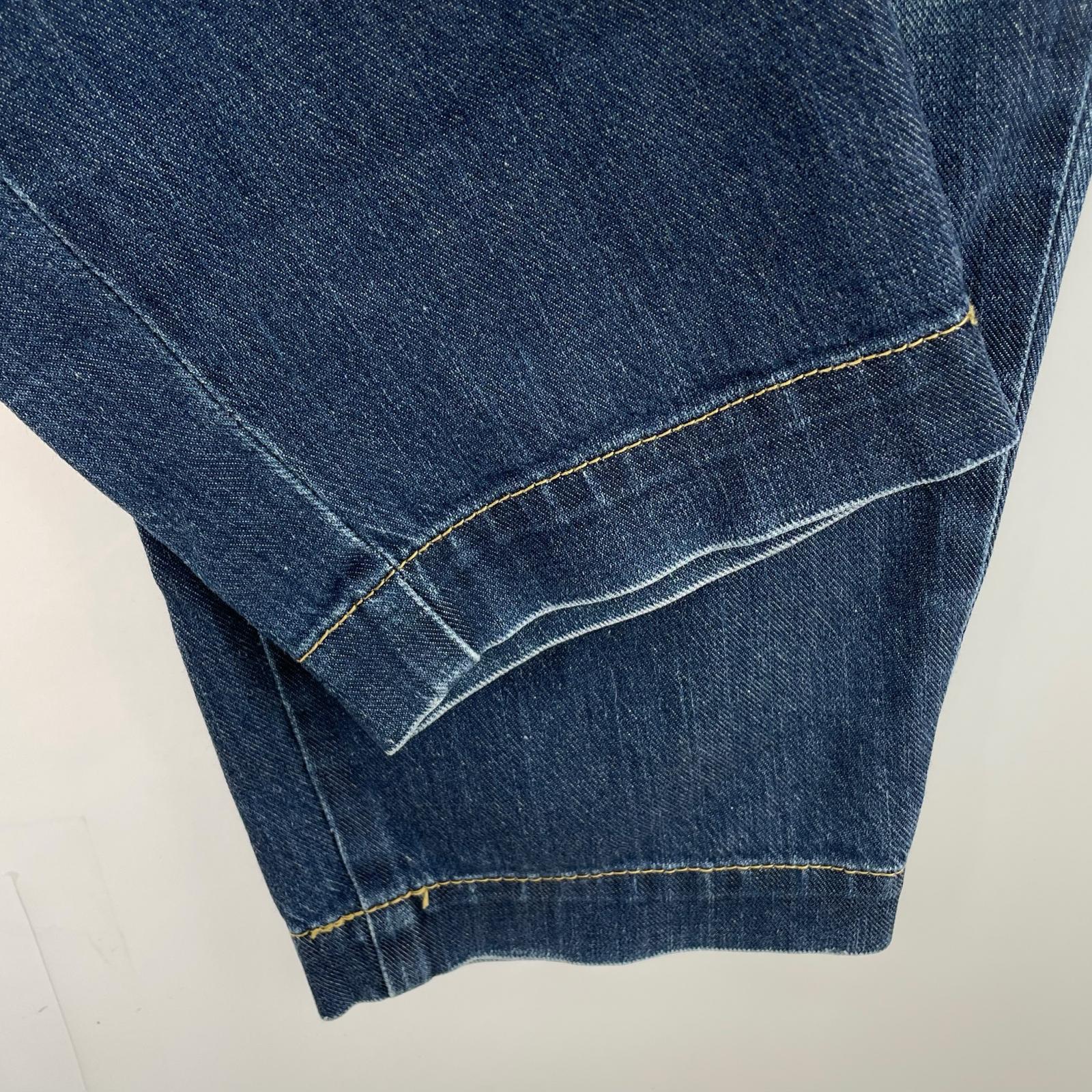 デニムパンツ サルエルデニム 40 ブルー