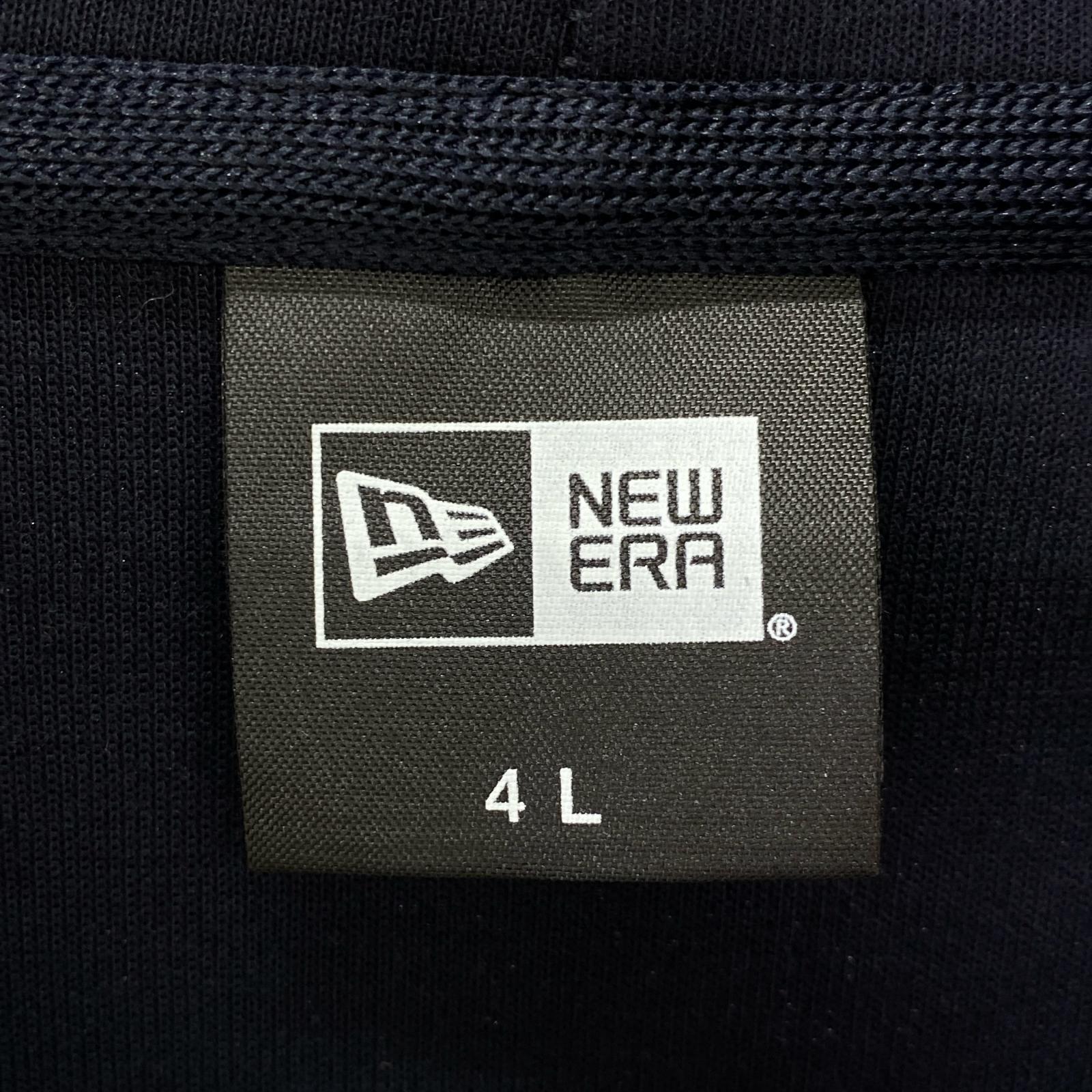 パーカー 刺繍/紺 4L ブラック