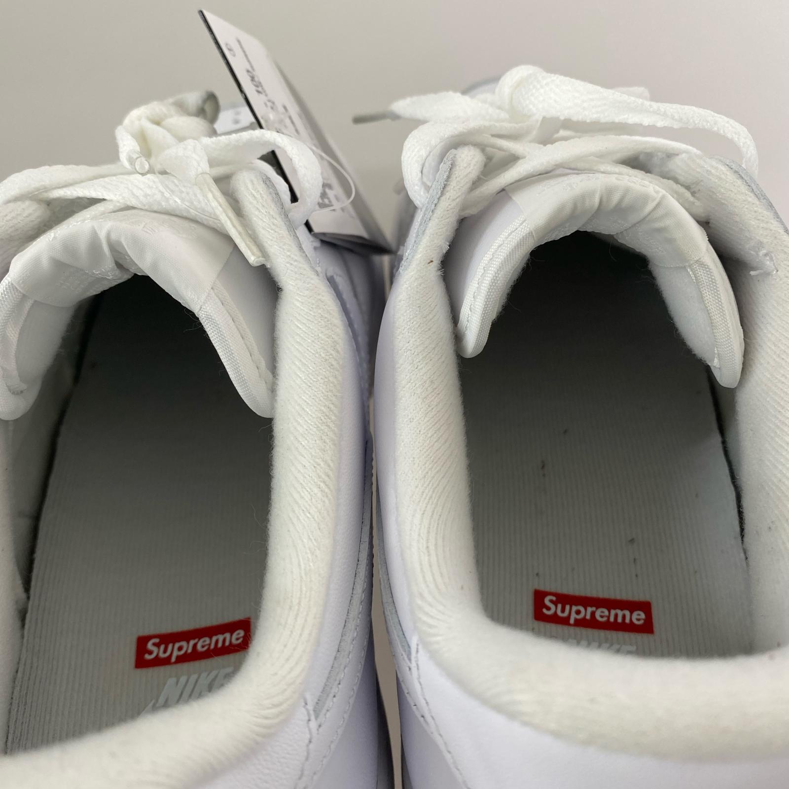スニーカー CU9225 100/AIR FORCE1/SUPREME/27.5白/ 27.5cm (US9 1/2 UK9 EU45) ホワイト