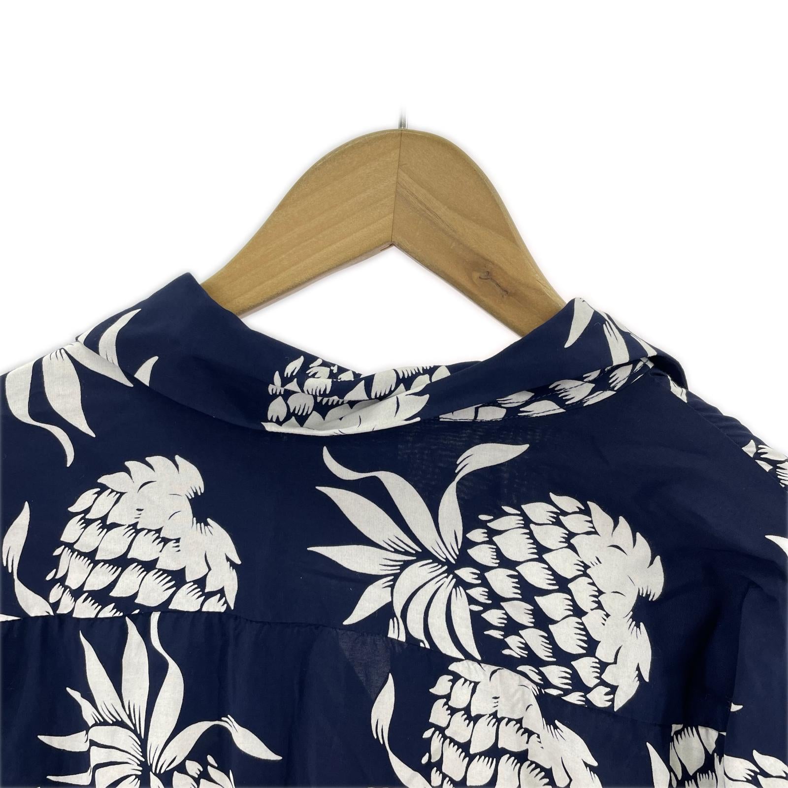 長袖シャツ DUKE KAHANAMOKU DUKE'S PINEAPPLE DK26793 ネイビー