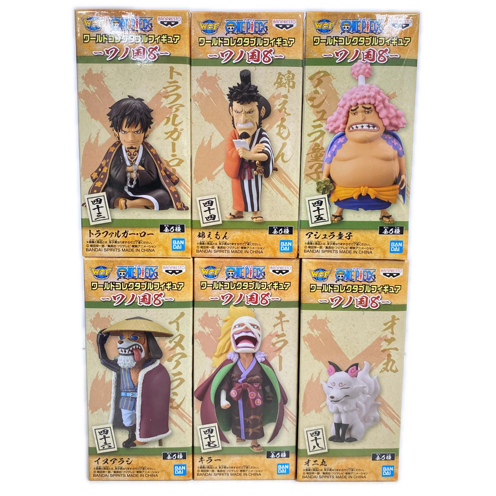 WCF ワノ国8 全６種セット ワンピース フィギュア/グッズ