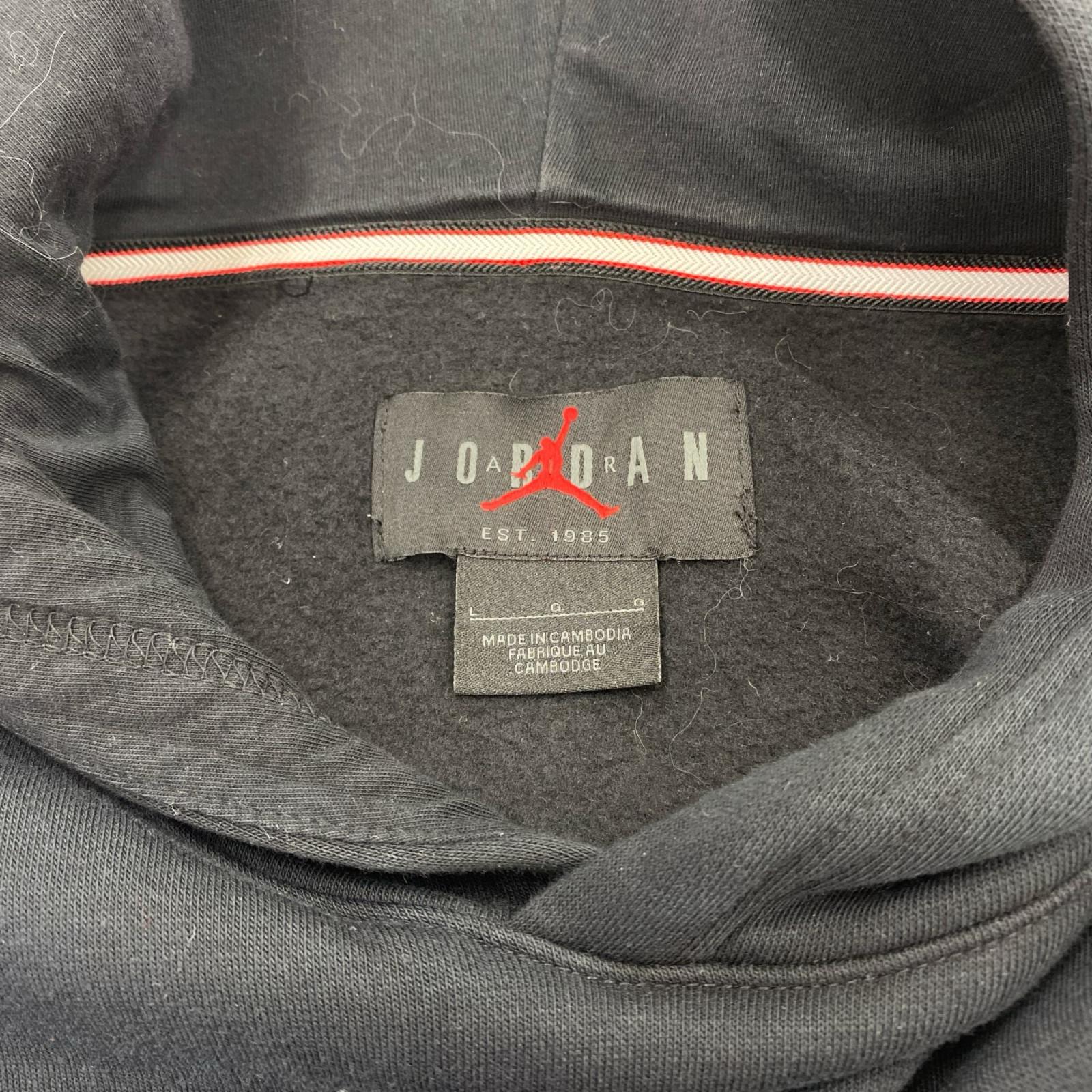 パーカー ジョーダン ブルックリン フリース パーカー BLK L L ブラック