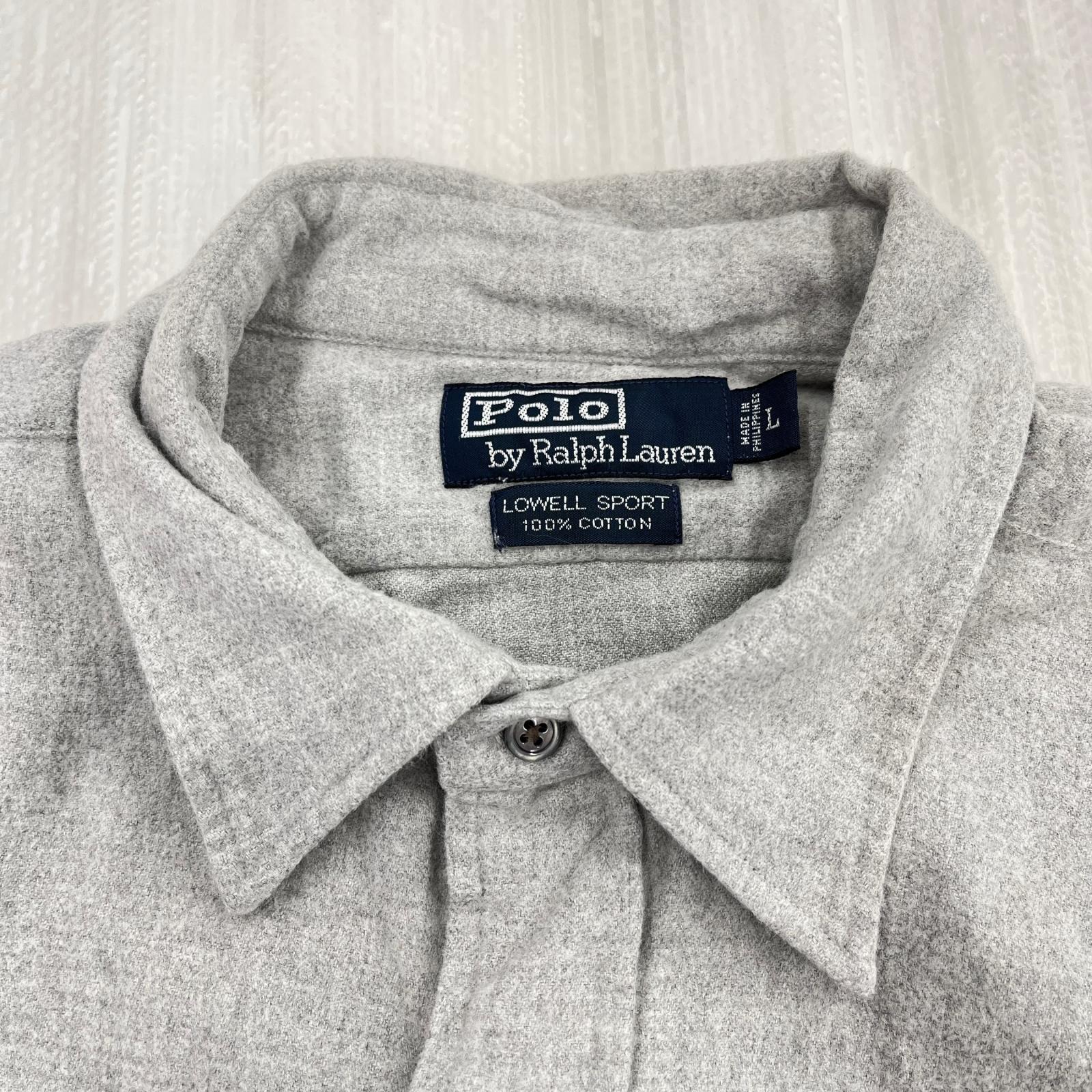 長袖シャツ HS-RL-YA-0631 L グレー