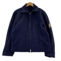 ジャケット 50s ウール スポーツジャケット ネイビー