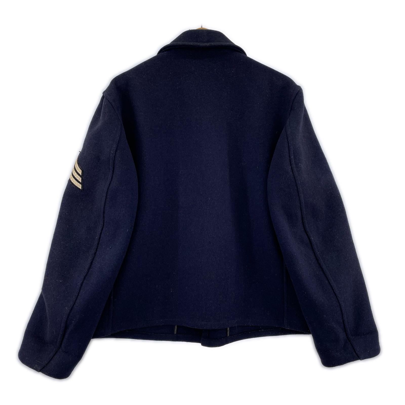 ジャケット 50s ウール スポーツジャケット ネイビー