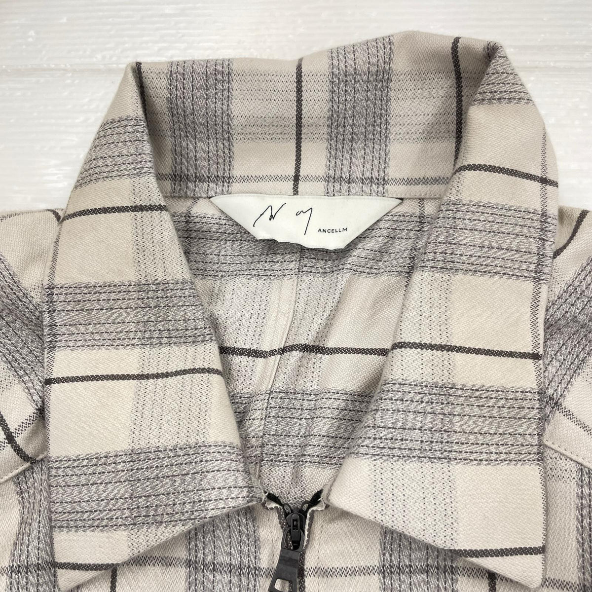 長袖シャツ CHECK SHORT ZIPUP SHIRT JACKET 2